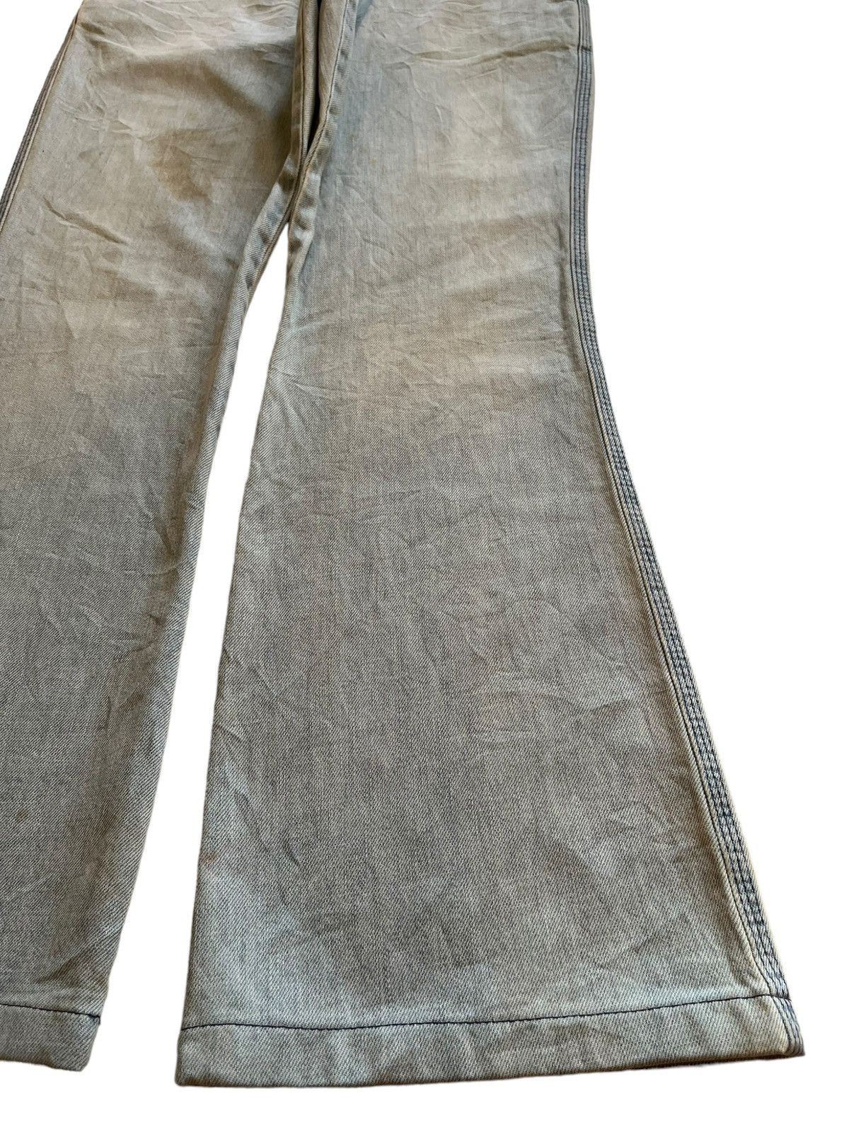 FCUK Vintage Fcuk Bootcut Light Wash Retro Style Flared Jeans Size 28" / US 6 / IT 42 - 7 Thumbnail
