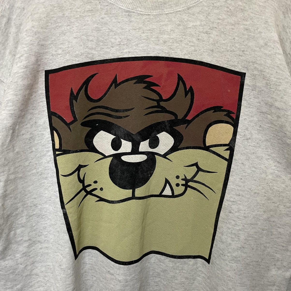 Vintage Vintage 1990s Warner Bros Looney Tunes Tazmania Devil (Taz) Size US L / EU 52-54 / 3 - 2 Thumbnail