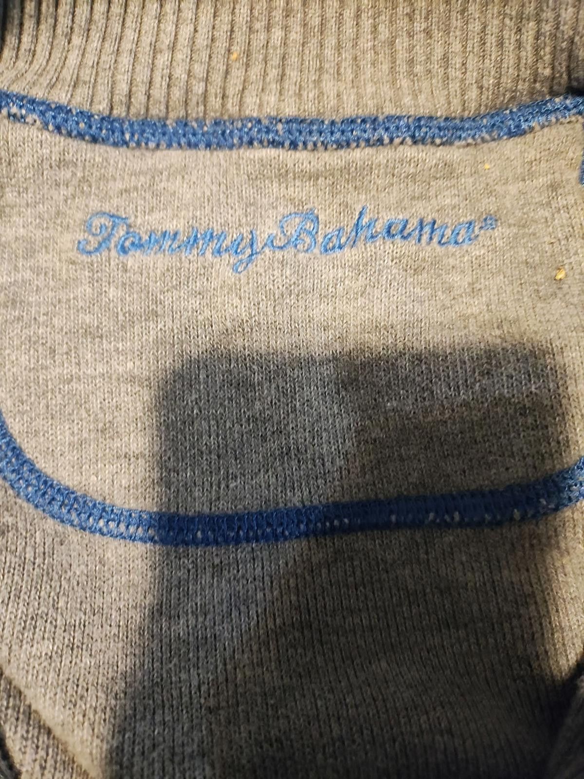 Tommy Bahama Tommy Bahama Men's Blue Half-Zip Sweatshirt Pullover Size US XL / EU 56 / 4 - 6 Thumbnail