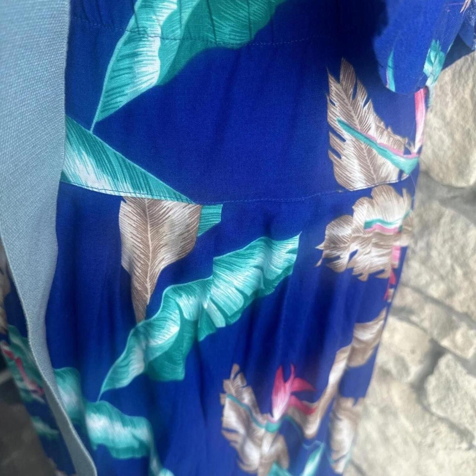 Other Blue and green vintage California Krush dress Size XXL / US 16-18 / IT 52-54 - 3 Thumbnail
