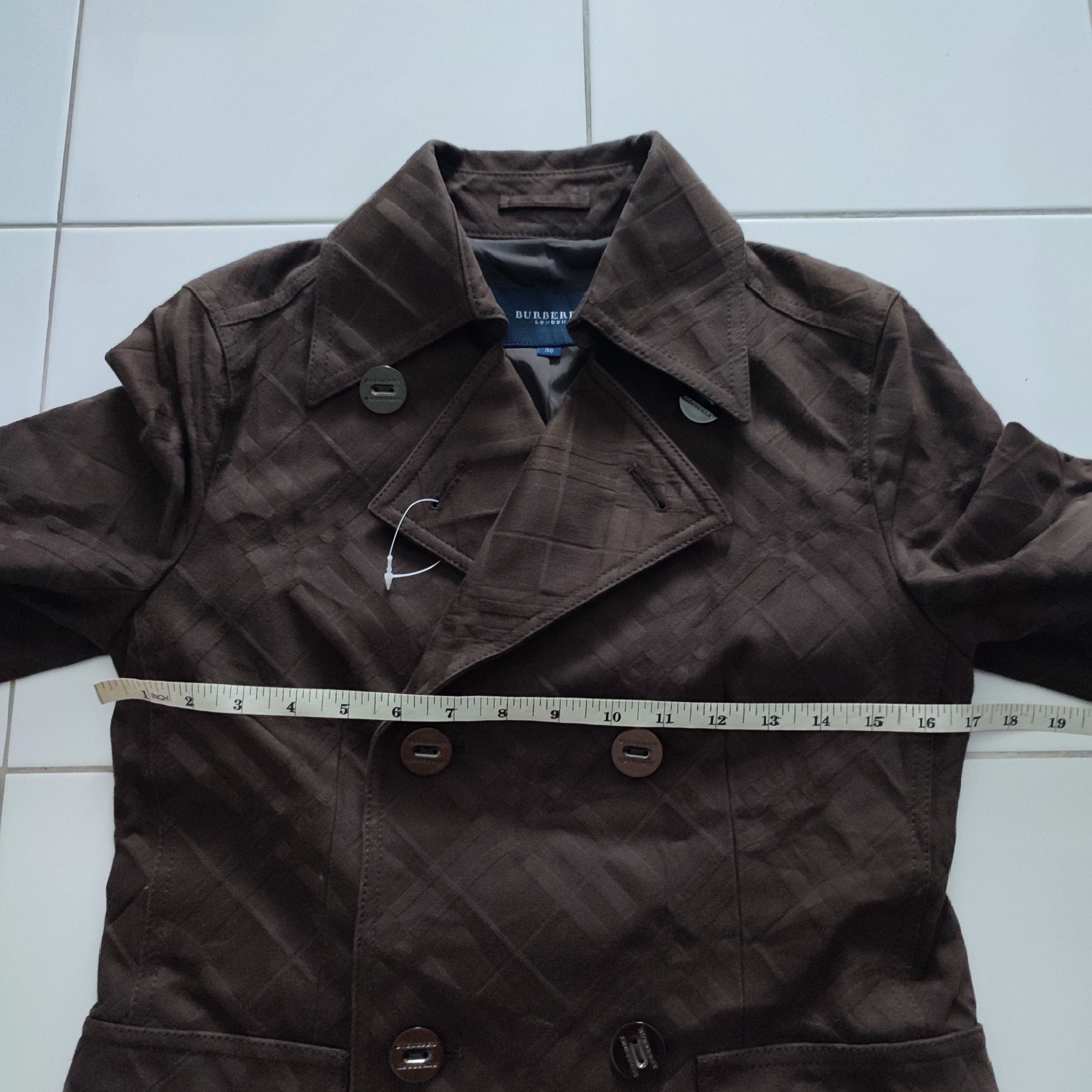 Burberry × Burberry Prorsum × Designer 🔥STEALS🔥Very Rare Burberry London Nova Embossed Blazer Size XS / US 0-2 / IT 36-38 - 12 Thumbnail