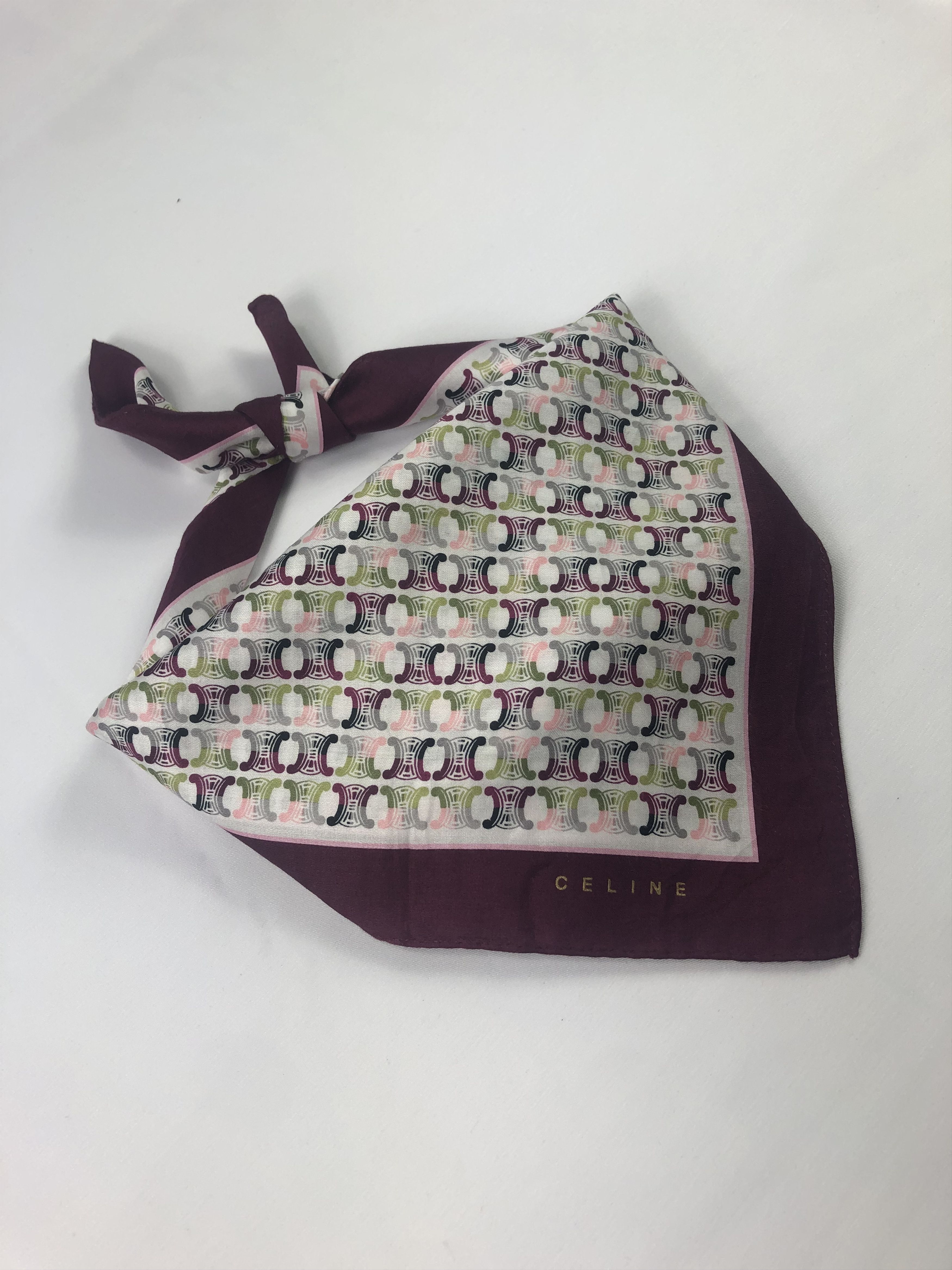 Celine Vintage Celine Handkerchief / Bandana / Neckerchief Size ONE SIZE - 1 Thumbnail