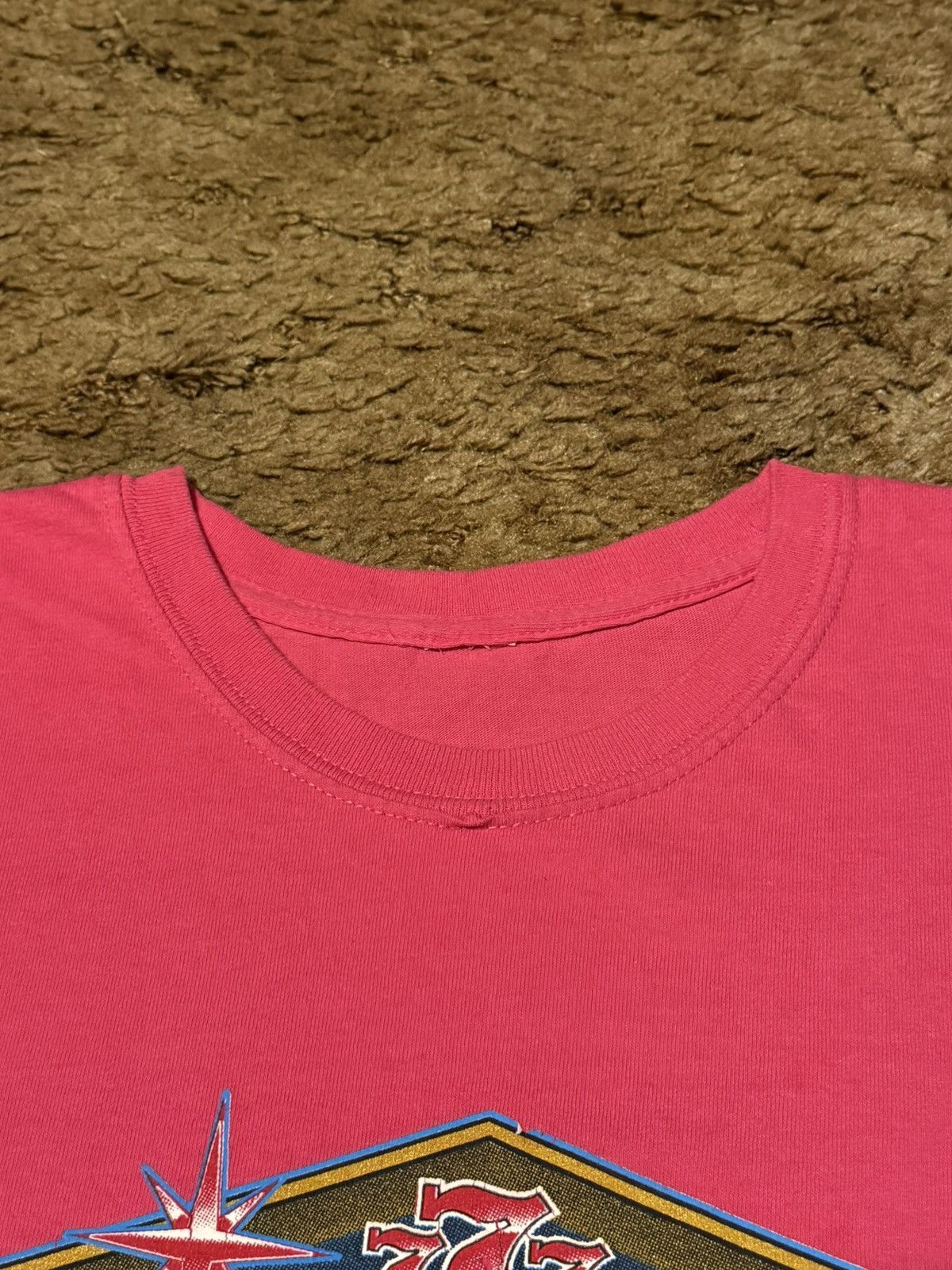 Vintage Vintage 777 Viva Vegas T-Shirt Im A Winner Tee Pink XLarge Size US XL / EU 56 / 4 - 3 Thumbnail