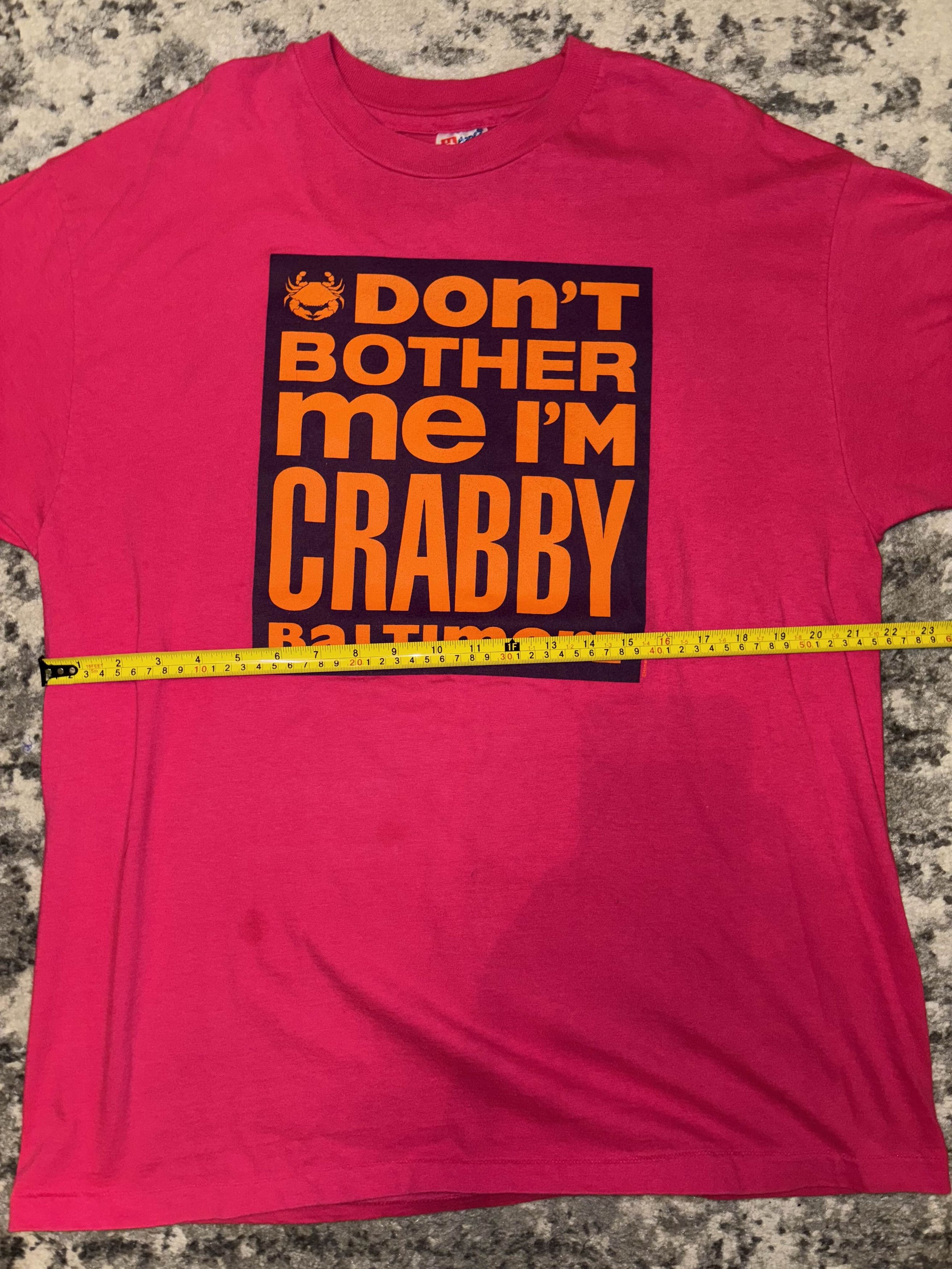 Vintage Vintage 90s Don't Bother Me I'm Crabby Shirt Size US XL / EU 56 / 4 - 6 Thumbnail