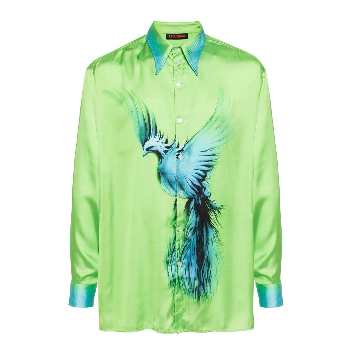 LUU DAN Luu Dan 80s Satin Club Shirt Size US M / EU 48-50 / 2 - 1 Preview