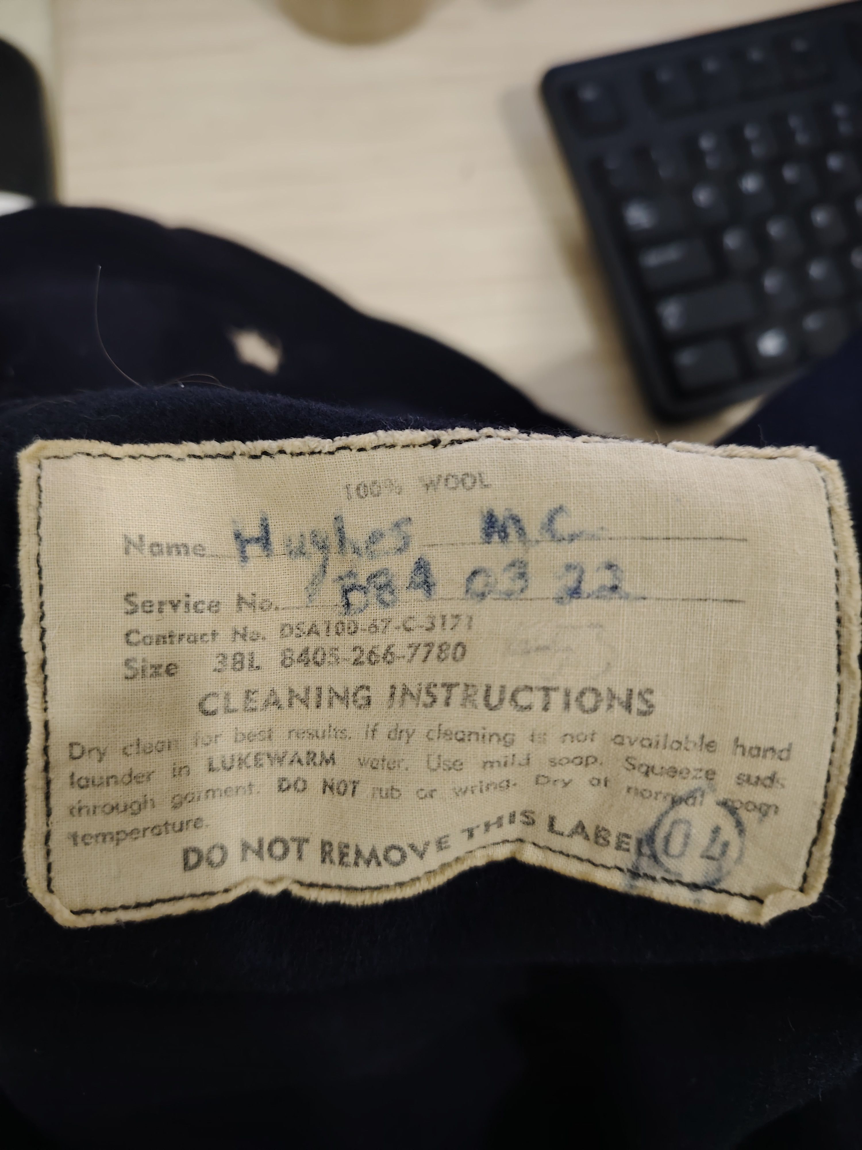Freewheelers 💥RARE💥Vintage 80s U.S Navy Uniform MJ0108Z Size US M / EU 48-50 / 2 - 5 Thumbnail