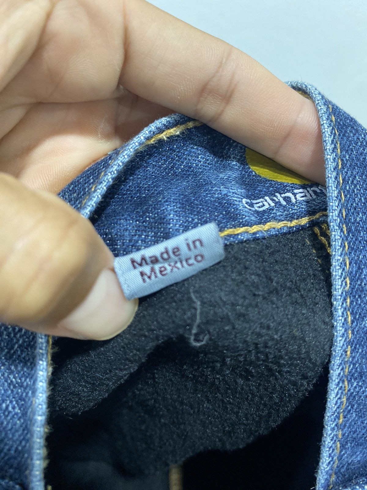 Carhartt × Vintage Carhartt Blue Denim 90s Size US 35 - 17 Thumbnail