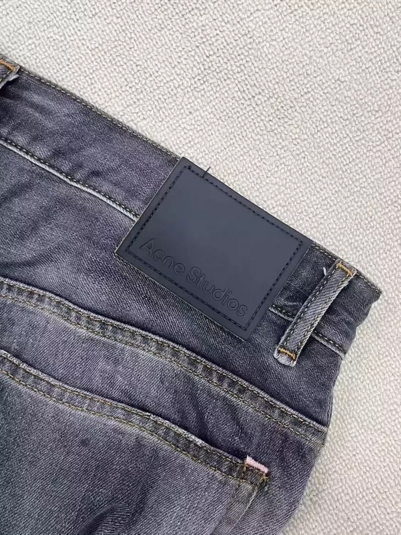 Acne Studios Acne Studios Blue washed low-waisted wide-leg jeans Size US 32 / EU 48 - 1 Thumbnail