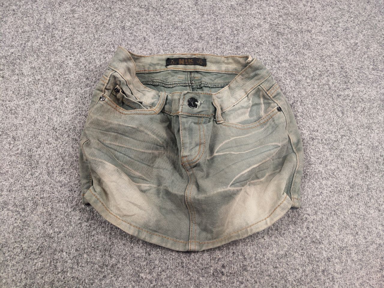 If Six Was Nine If Six Was Nine Sexy Vintage Japan Denim Mini Skirt Y2K Size 28" / US 6 / IT 42 - 2 Thumbnail
