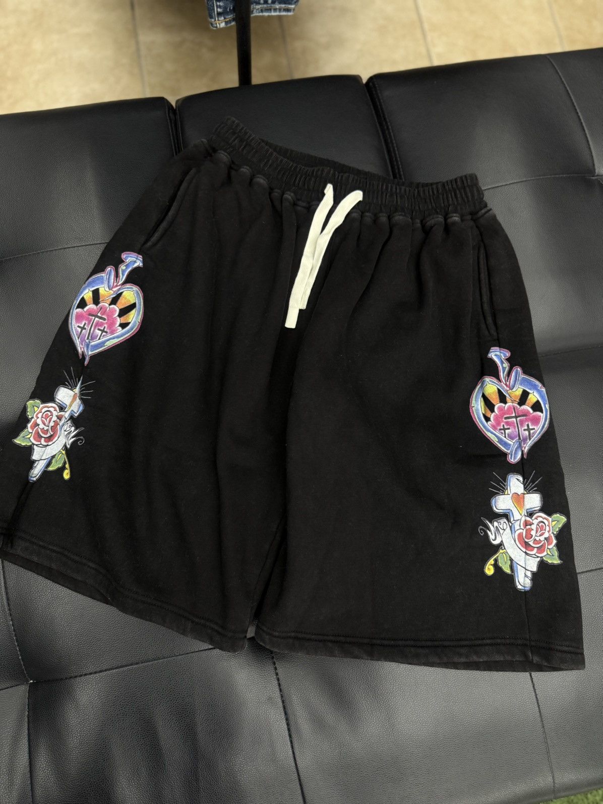 Other We Are Righteous Black Cotton Shorts Size XL (NEW) Size US 34 / EU 50 - 3 Thumbnail