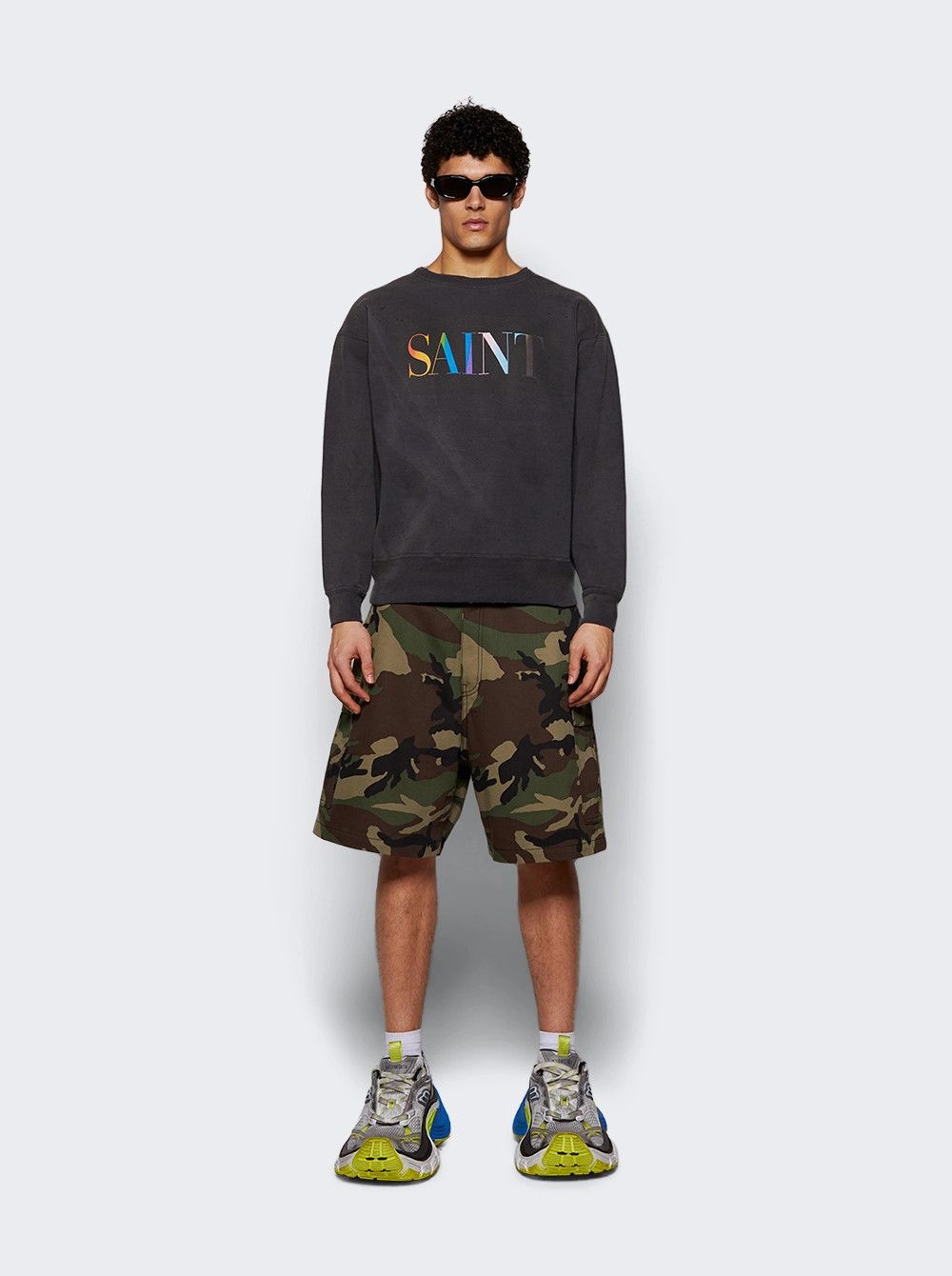 Saint Michael o1mle0326 Crewneck Sweatshirt in Black Size US S / EU 44-46 / 1 - 2 Thumbnail