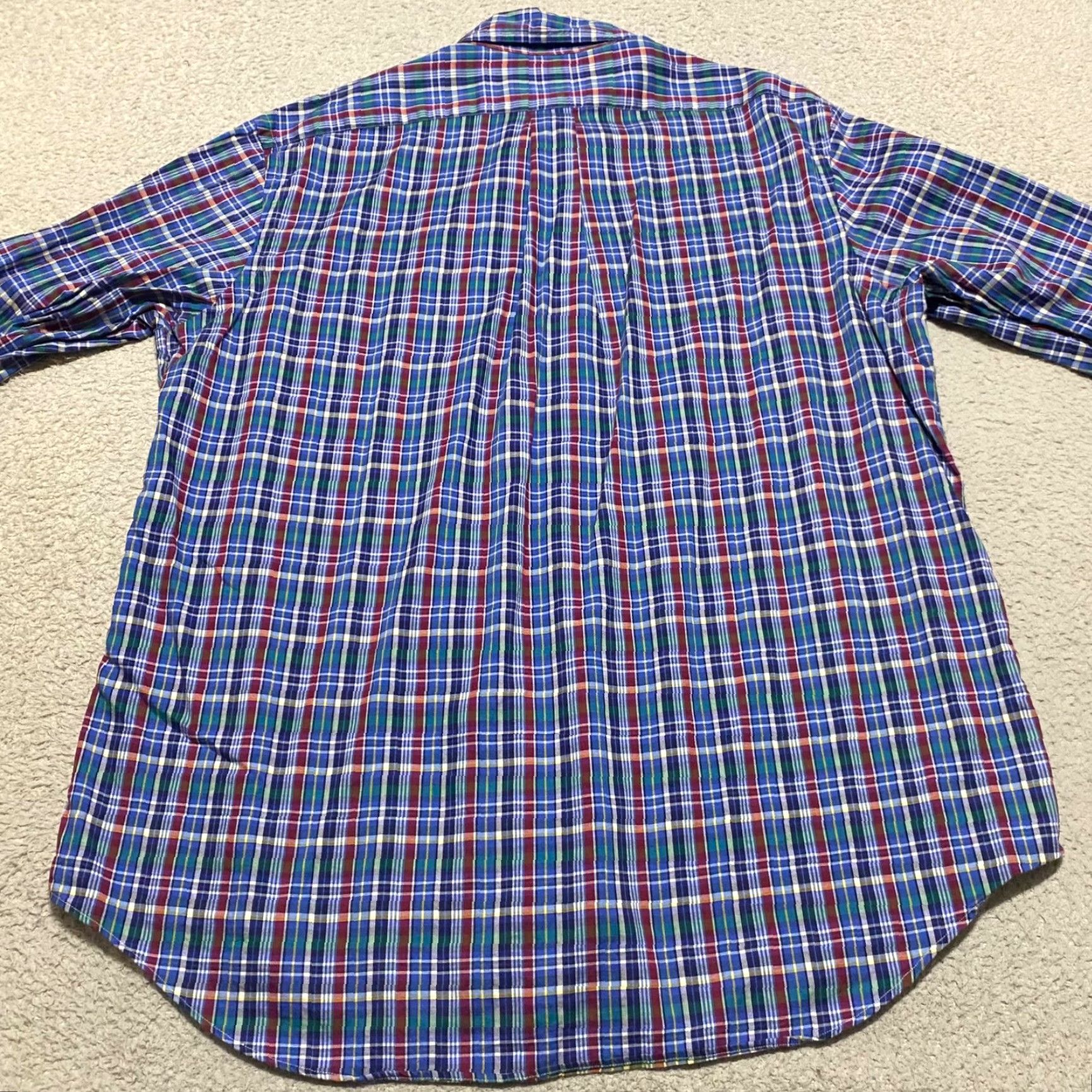 Ralph Lauren Ralph Lauren Mens XL Shirt Multicolor Plaid Check Long Sleeve Button-Down Cotton Size US XL / EU 56 / 4 - 2 Thumbnail