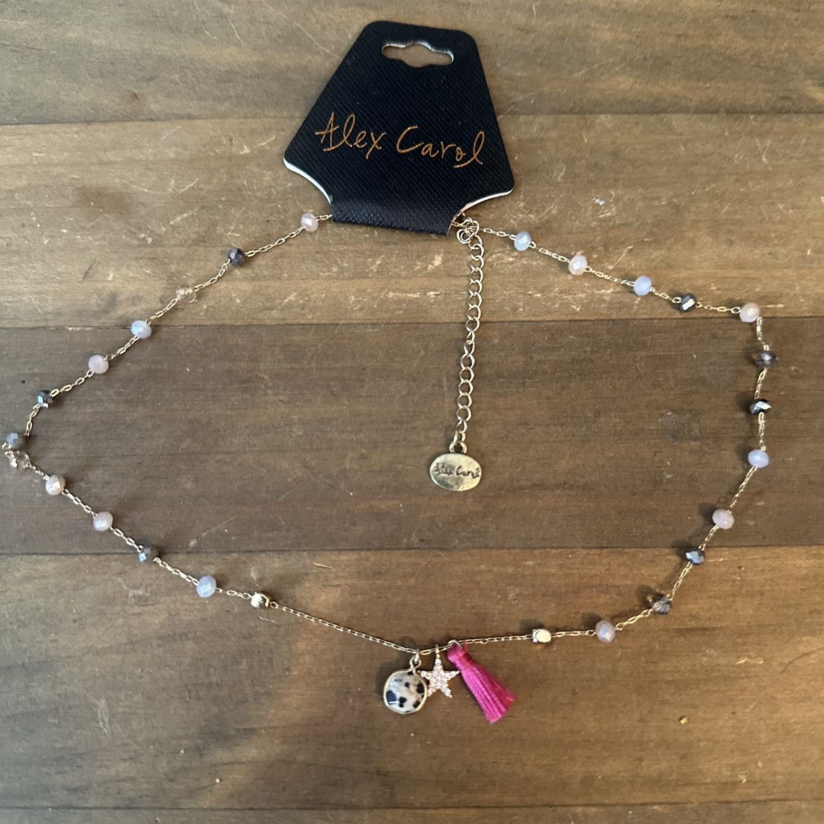 Other Alex Carol tassel charm station bead necklace Size ONE SIZE - 2 Thumbnail