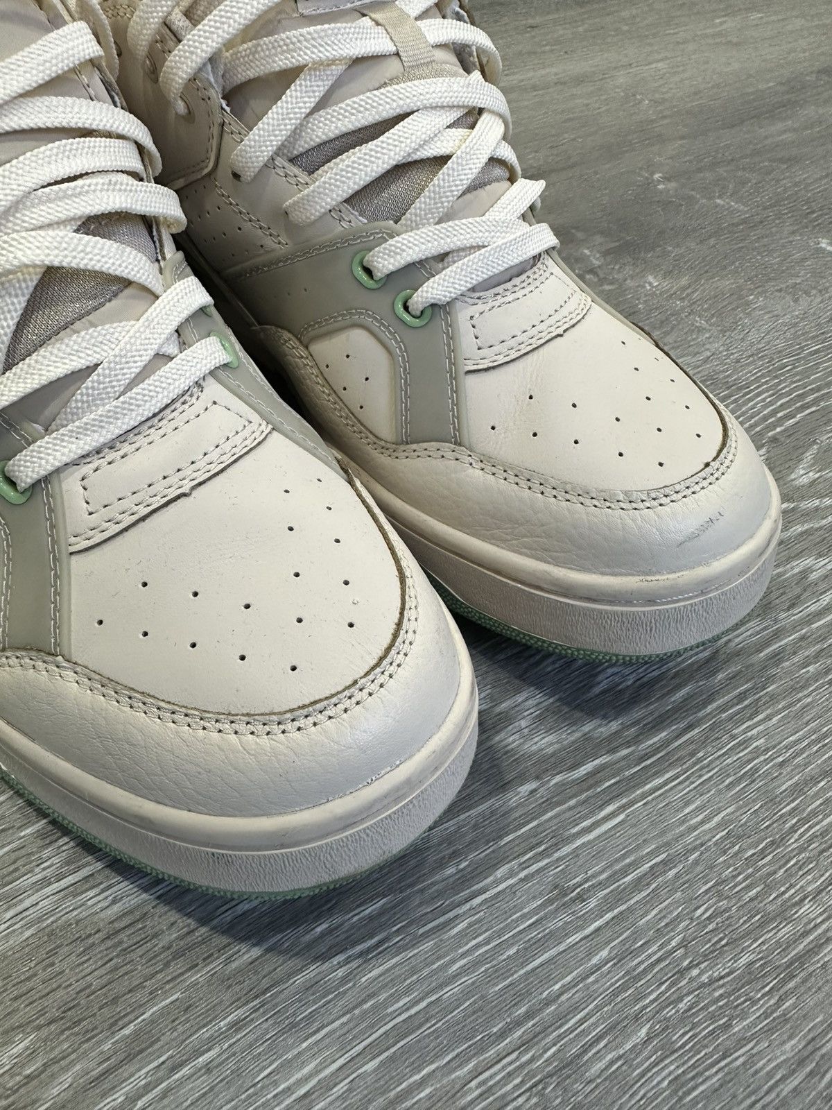Avia Avia Legacy 855 Low Men White Cream Classic Green Size 12 Size US 12 / EU 45 - 3 Thumbnail