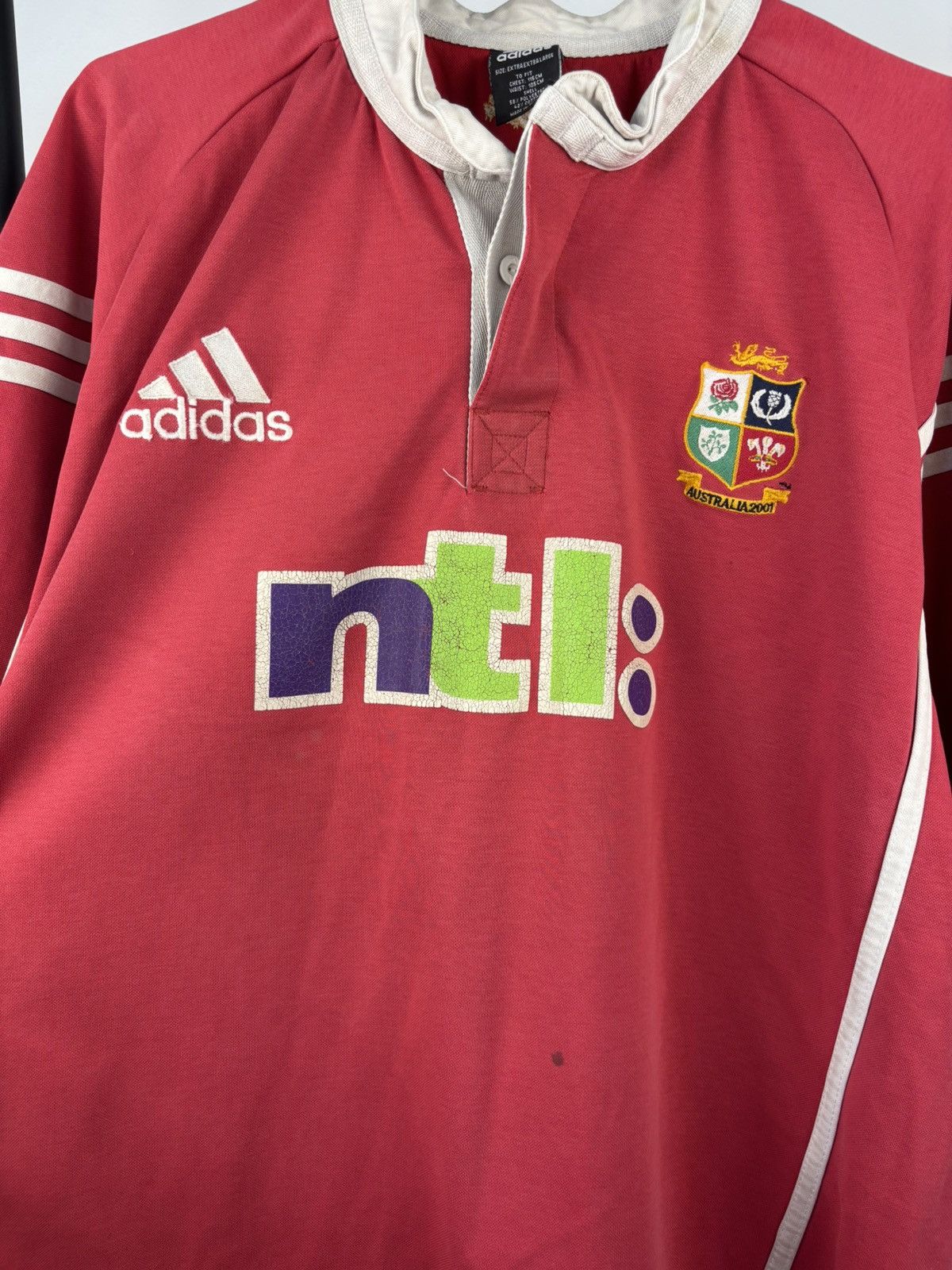 Vintage British Irish Lions 2001 Australia adidas rugby size XXL Size US XXL / EU 58 / 5 - 2 Thumbnail