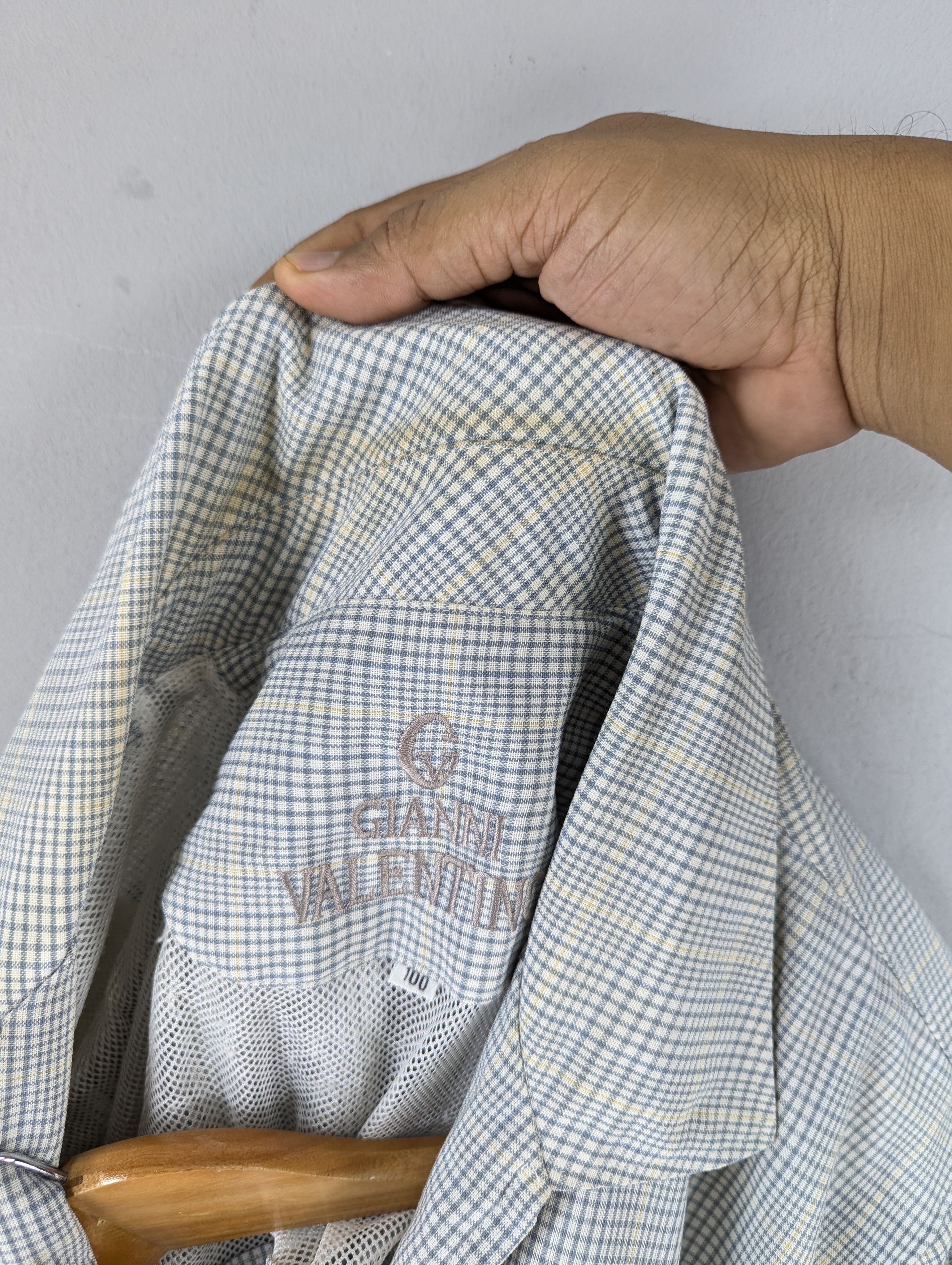 Japanese Brand × Vintage Vintage 90s Gianni Valentino Checkered Casual Light Jacket Size US M / EU 48-50 / 2 - 11 Thumbnail