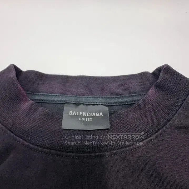 Balenciaga Balenciaga Black Graphic Short Sleeve T. Size US M / EU 48-50 / 2 - 4 Thumbnail