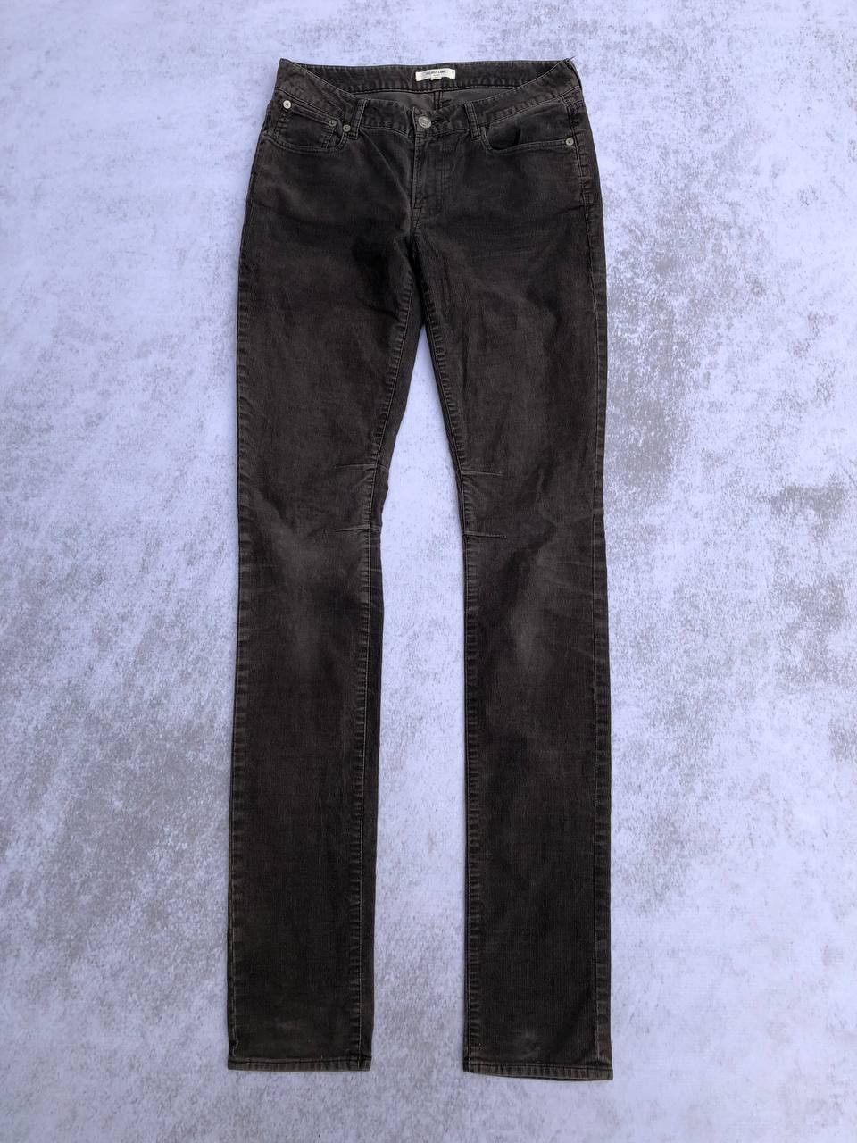 Helmut Lang Helmut Lang Skinny Corduroy Pants Size US 27 - 1 Thumbnail