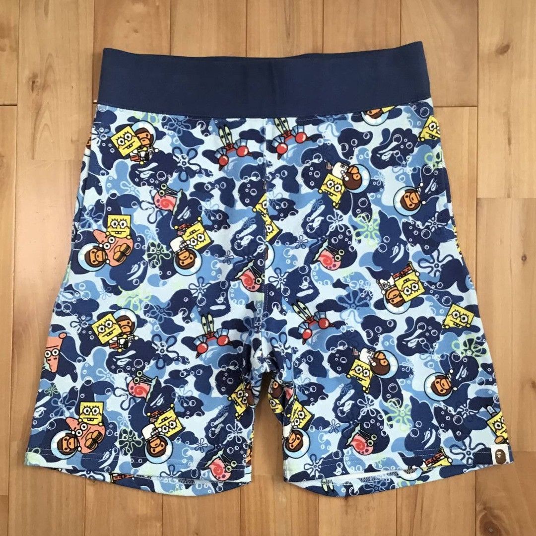 Bape BAPE × SpongeBob Milo Sweat Shorts a bathing ape ★size M Size US 32 / EU 48 - 1 Thumbnail