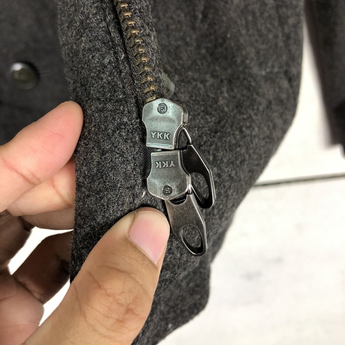 PPFM 🔥VINTAGE WOOL BIKER JACKET PPFM JAPAN DOUBLE LAYER Size US M / EU 48-50 / 2 - 19 Thumbnail