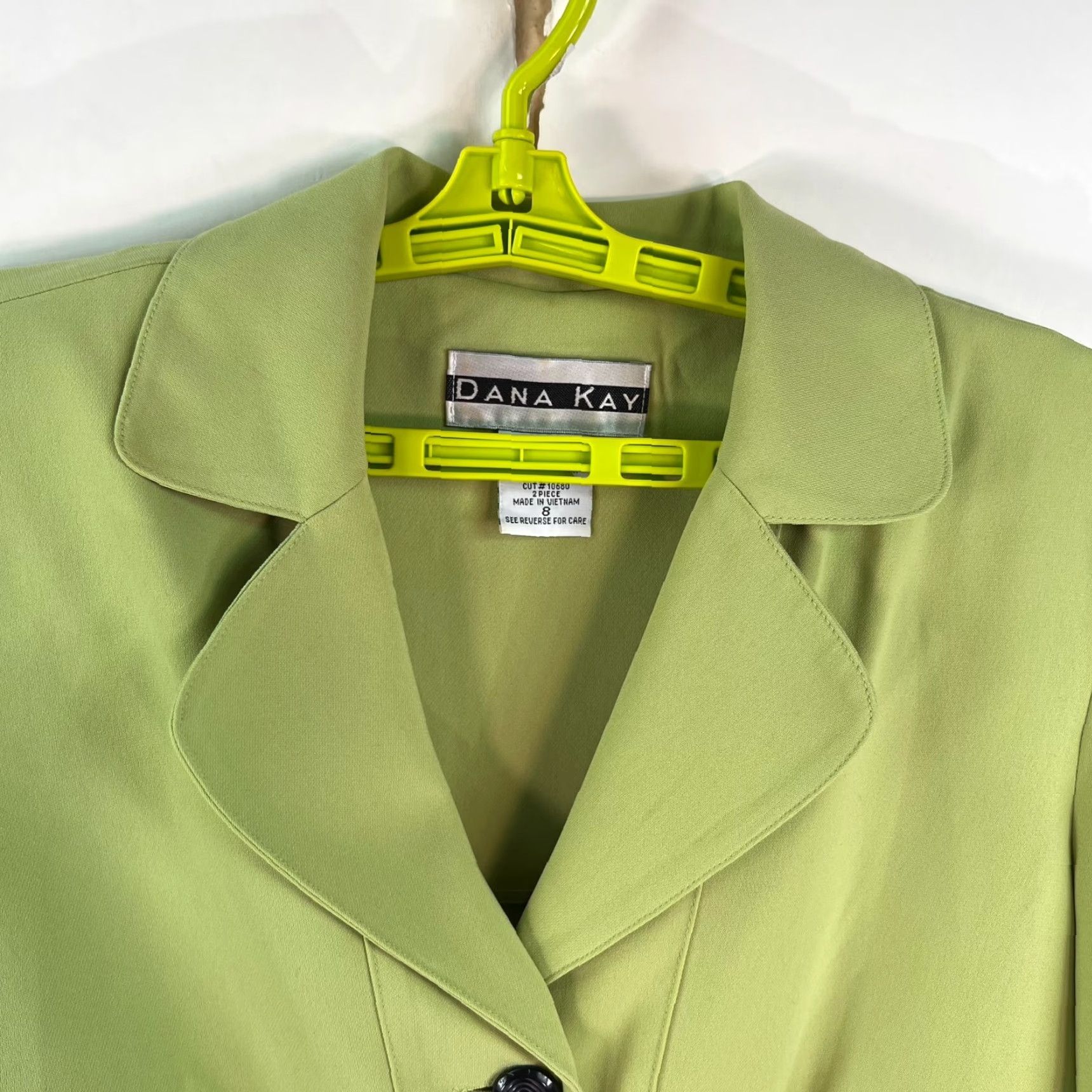 Vintage VINTAGE Dana Kay Single Breasted Casual Suit Jacket Womens Size 8 Green Notch 70s Vintage Mens Womens Boys Girls Size M / US 6-8 / IT 42-44 - 2 Thumbnail