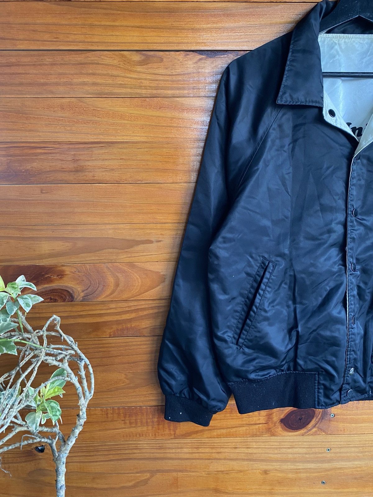 Vintage Vintage 80s Village Stone Reversible Varsity Bomber Jacket Size US L / EU 52-54 / 3 - 9 Thumbnail