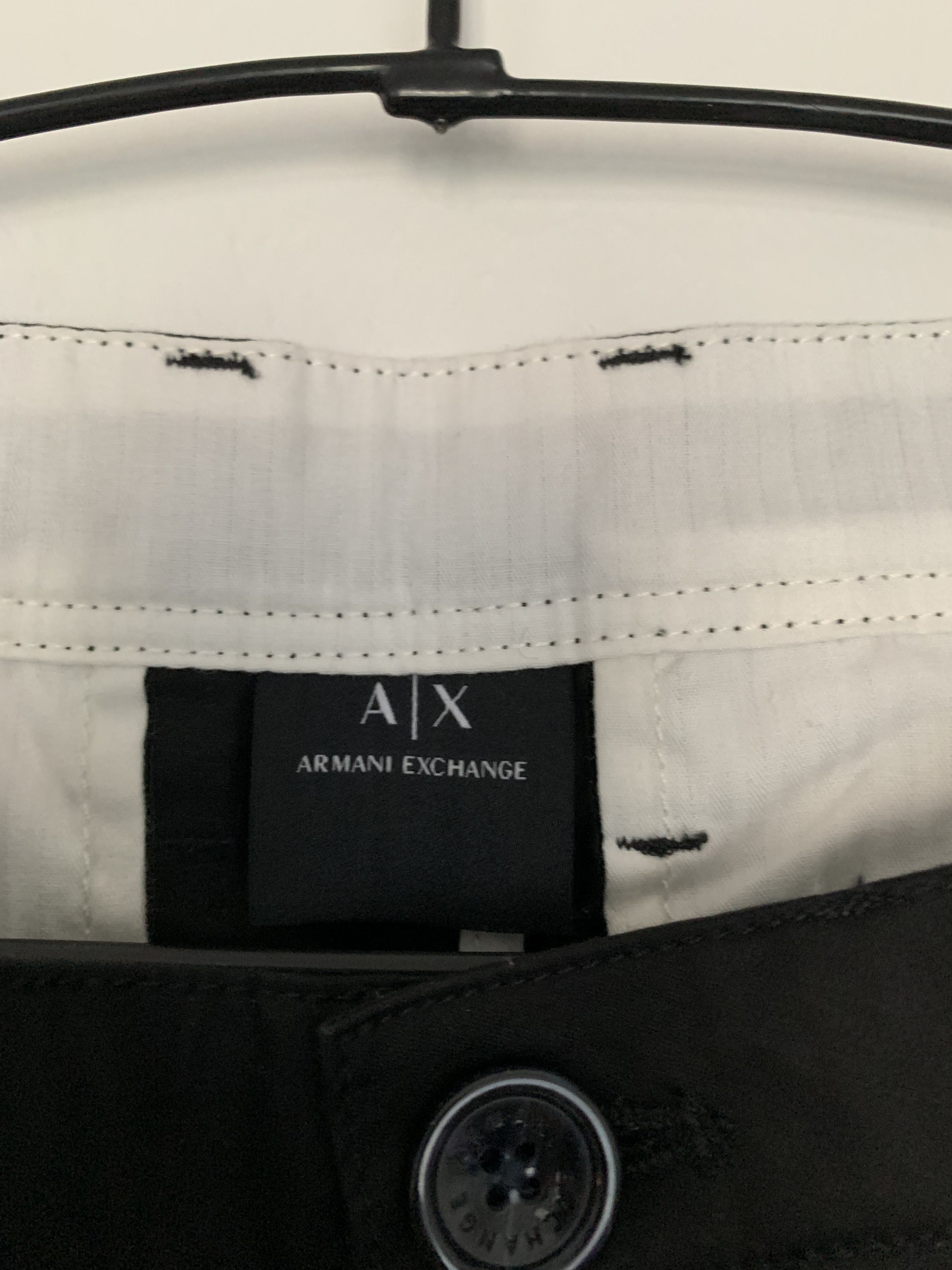 Armani Exchange Armani Exchange Chinos Black W30 Slim Size US 30 / EU 46 - 2 Thumbnail