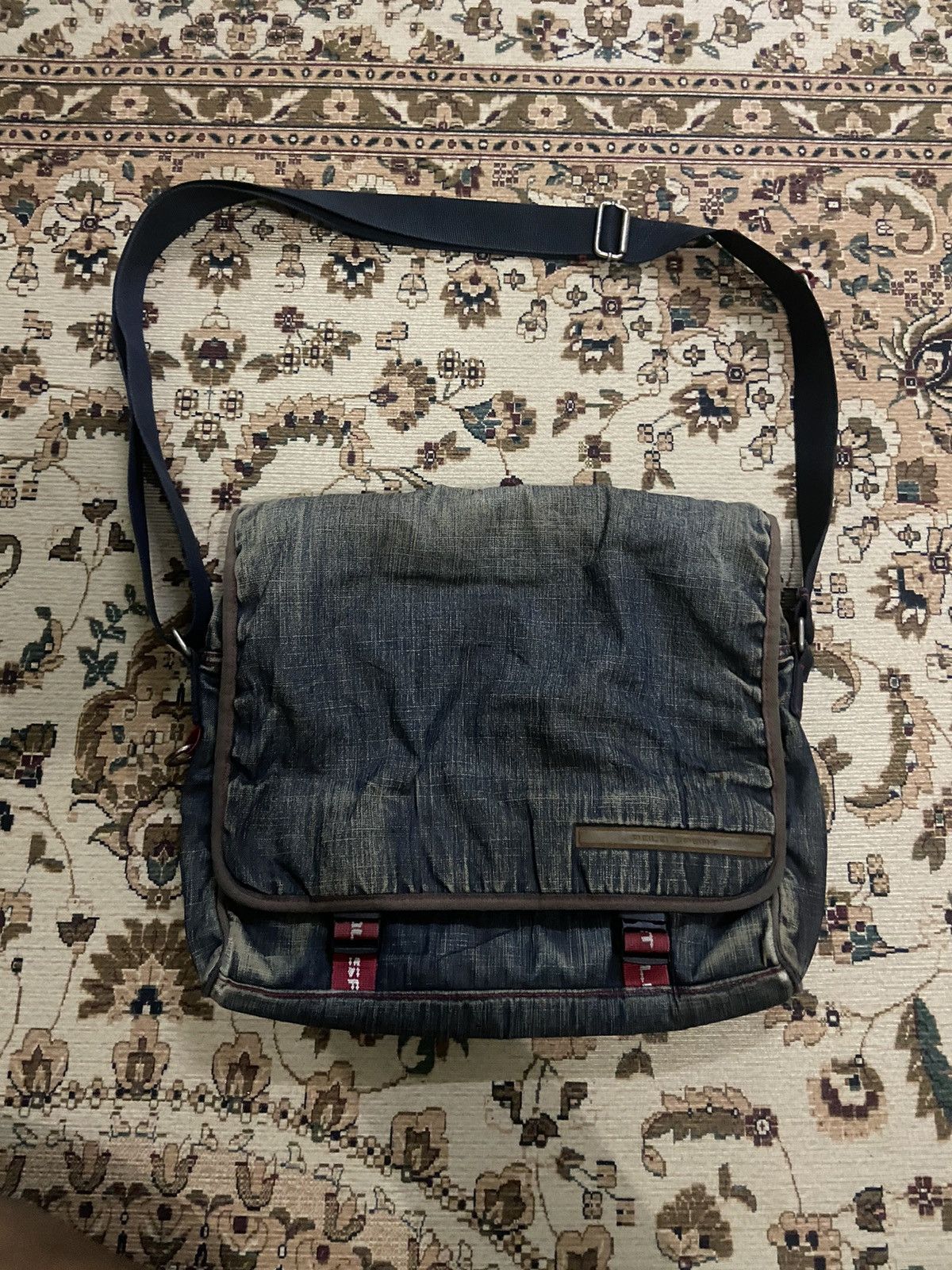 Polo Ralph Lauren Vintage 90’s Polo Sport Denim Grunge Utility Sling Bag Size ONE SIZE - 1 Thumbnail