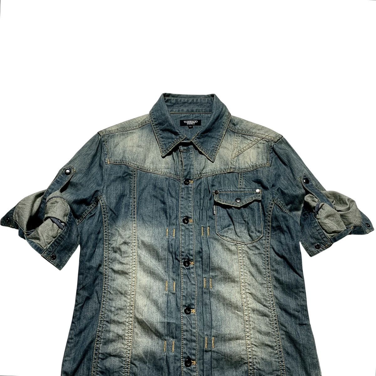 Japanese Brand Vtg Tornado Mart Rool Up Shirt Japanese Brand Size US L / EU 52-54 / 3 - 6 Thumbnail