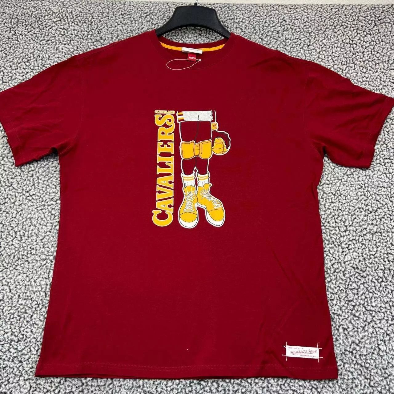 Mitchell & Ness Cleveland Cavaliers Shirt Men Extra Large Cotton Crew Neck Size US XL / EU 56 / 4 - 1 Thumbnail