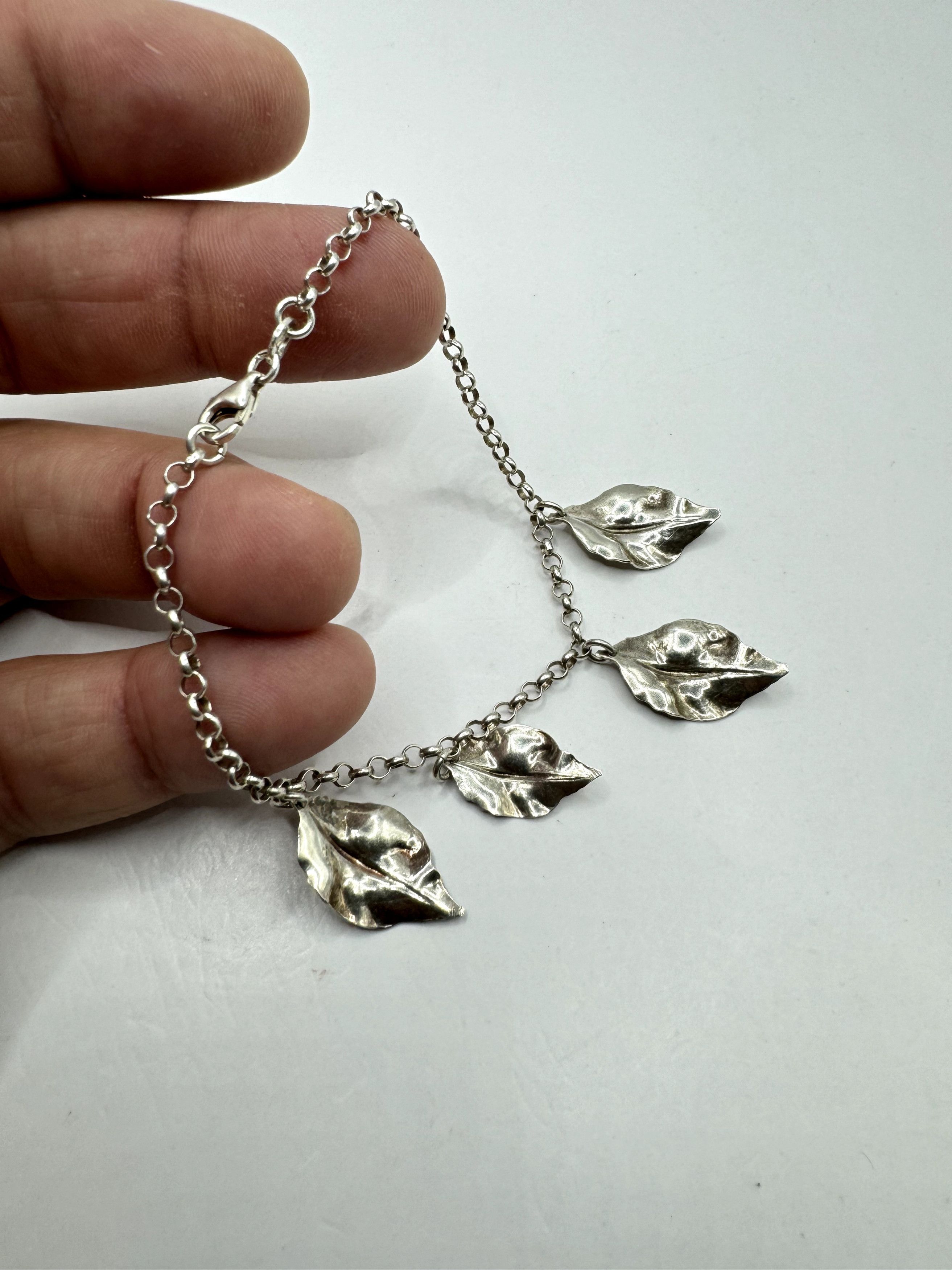 Vintage Vintage Bracelet Jewelry, 925 Sterling Silver,Handmade 6,05g Size ONE SIZE - 1 Thumbnail