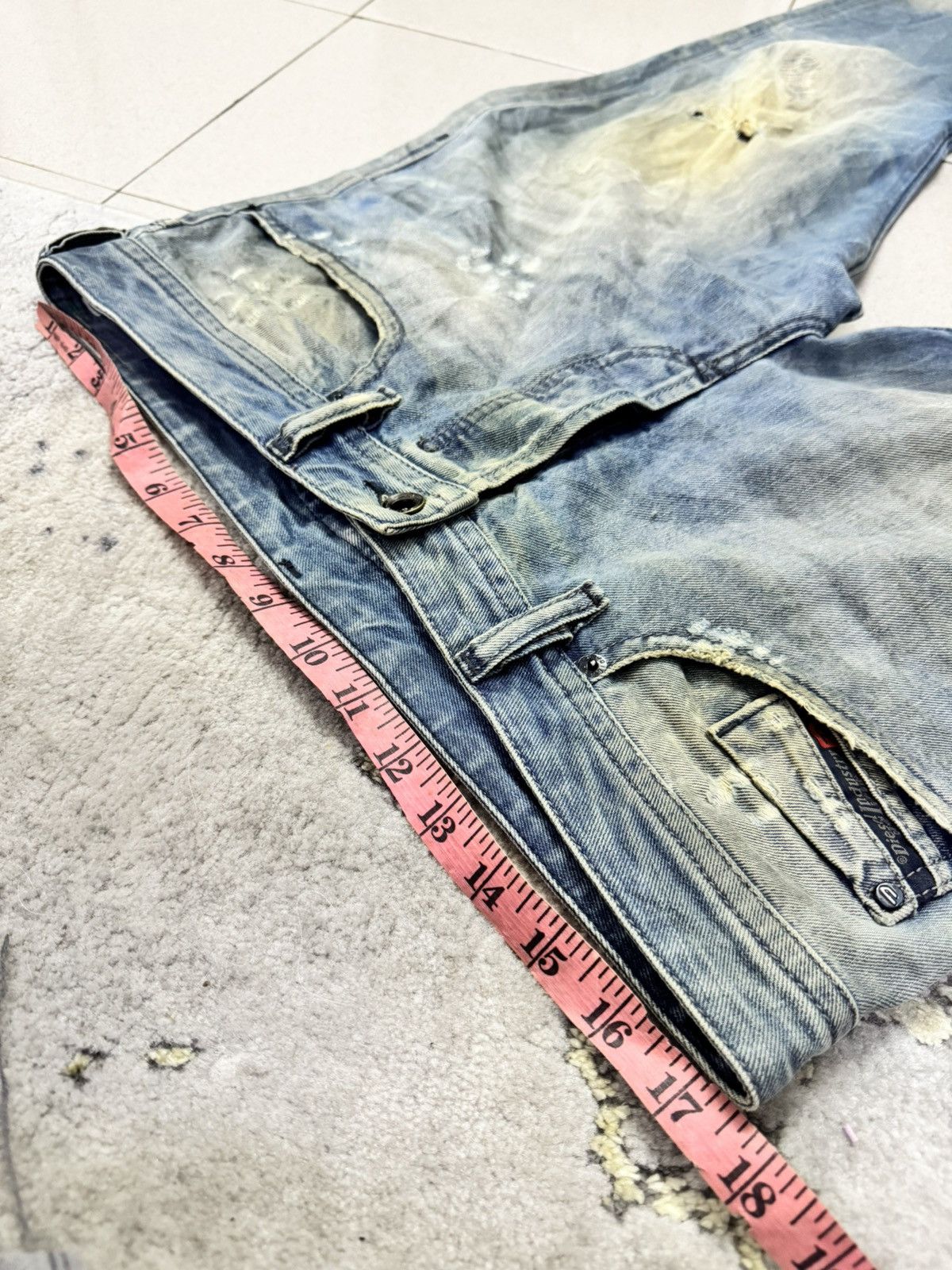 Diesel DIESEL INDUSTRIES BLUE EYECONS 2016 1 EDITION JEANS Size US 33 - 3 Thumbnail