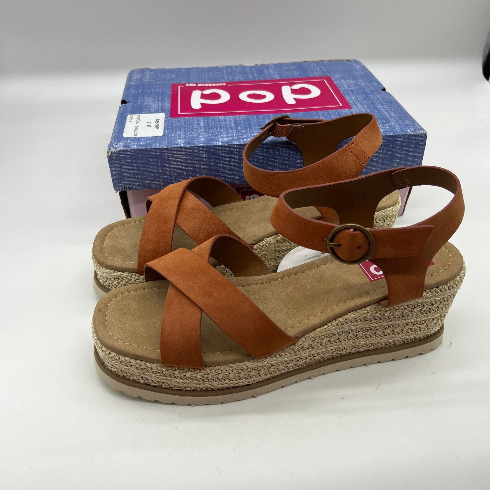 Other Pop Cicci Women Shoes Ankle Strap Casual Wedge Size US 11 / IT 41 - 3 Thumbnail