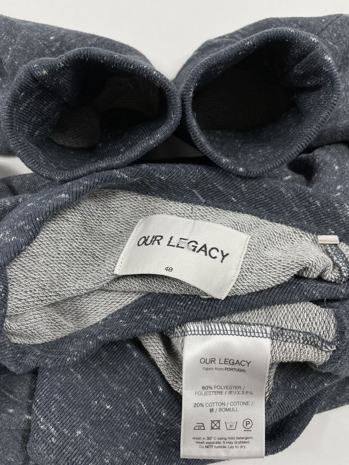 Junya Watanabe × Our Legacy OUR LEGACY Navy Bucle Texture Long Sleeve Sweatshirt Jumper Sweater Pullover Size US M / EU 48-50 / 2 - 10 Thumbnail