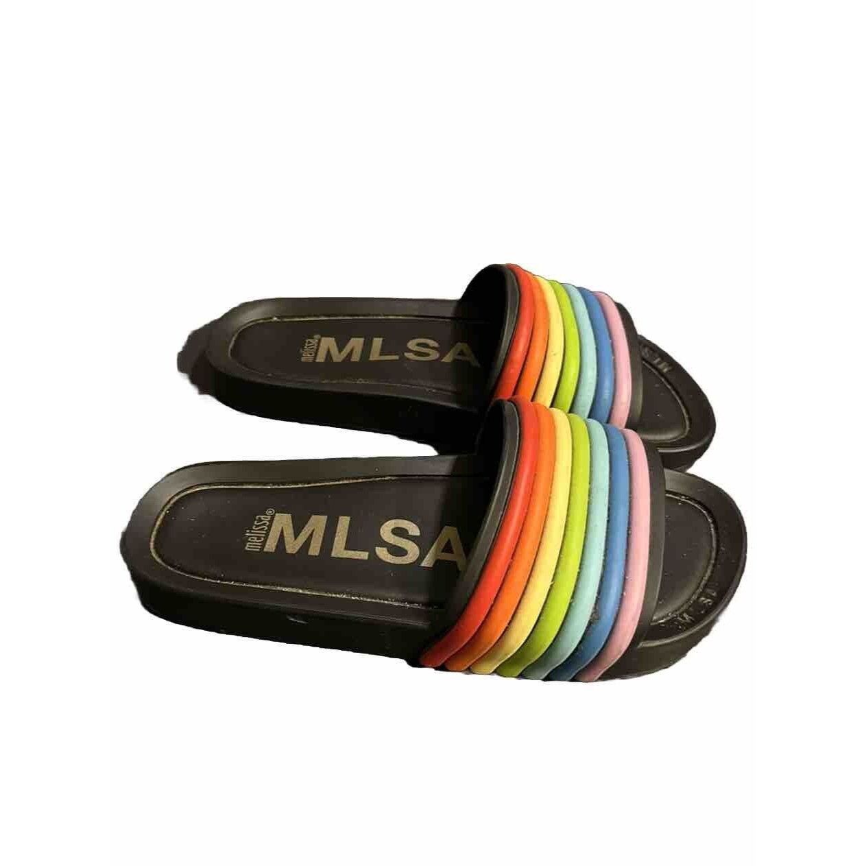 Melissa Melissa MLSA Vivienne West Westwood 3D Rainbow Sliders US8/E Size US 8 / IT 38 - 2 Thumbnail