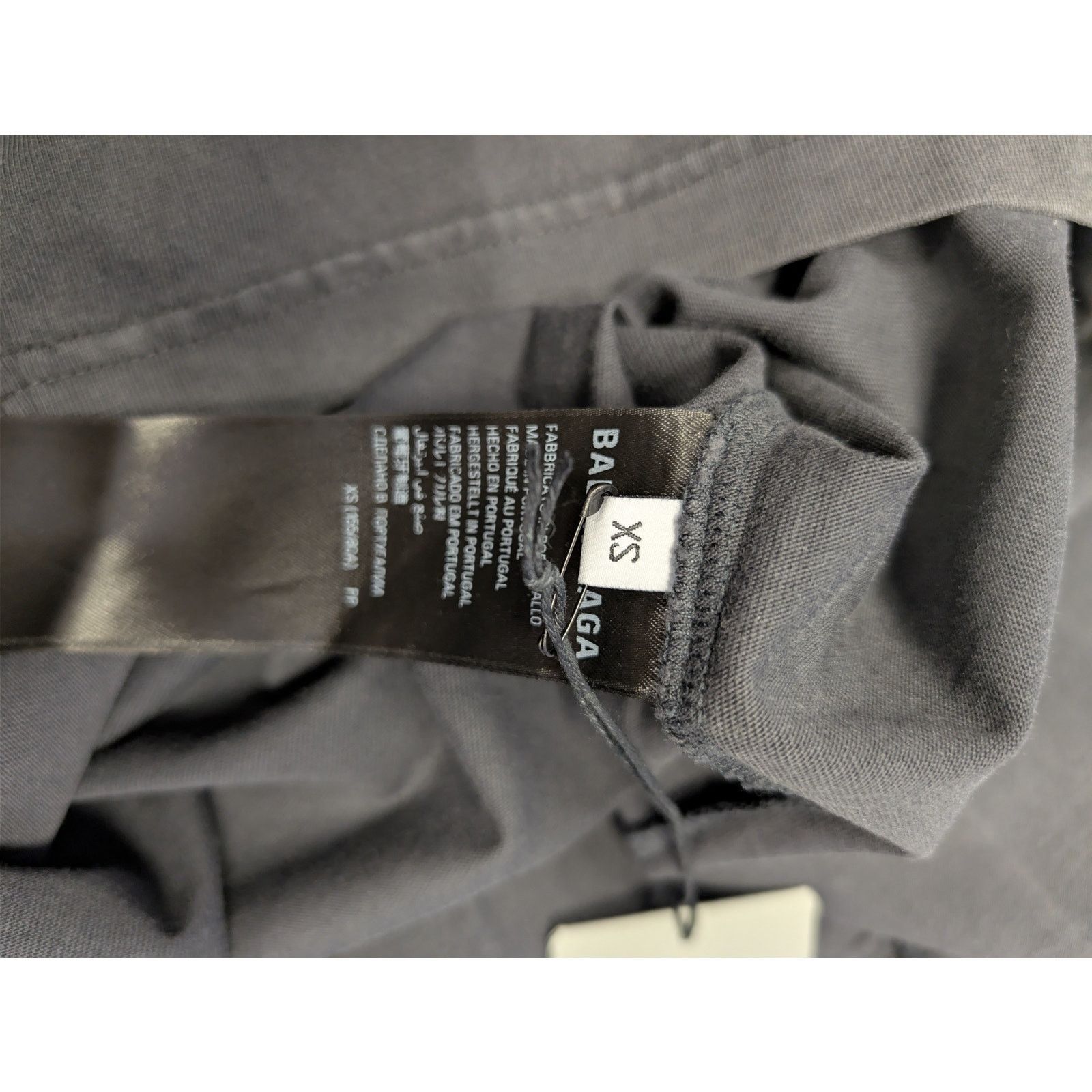 Balenciaga o1rshd1 Metal BB Vintage Jersey Medium Fit T-Shirt in Black Size US XS / EU 42 / 0 - 17 Thumbnail