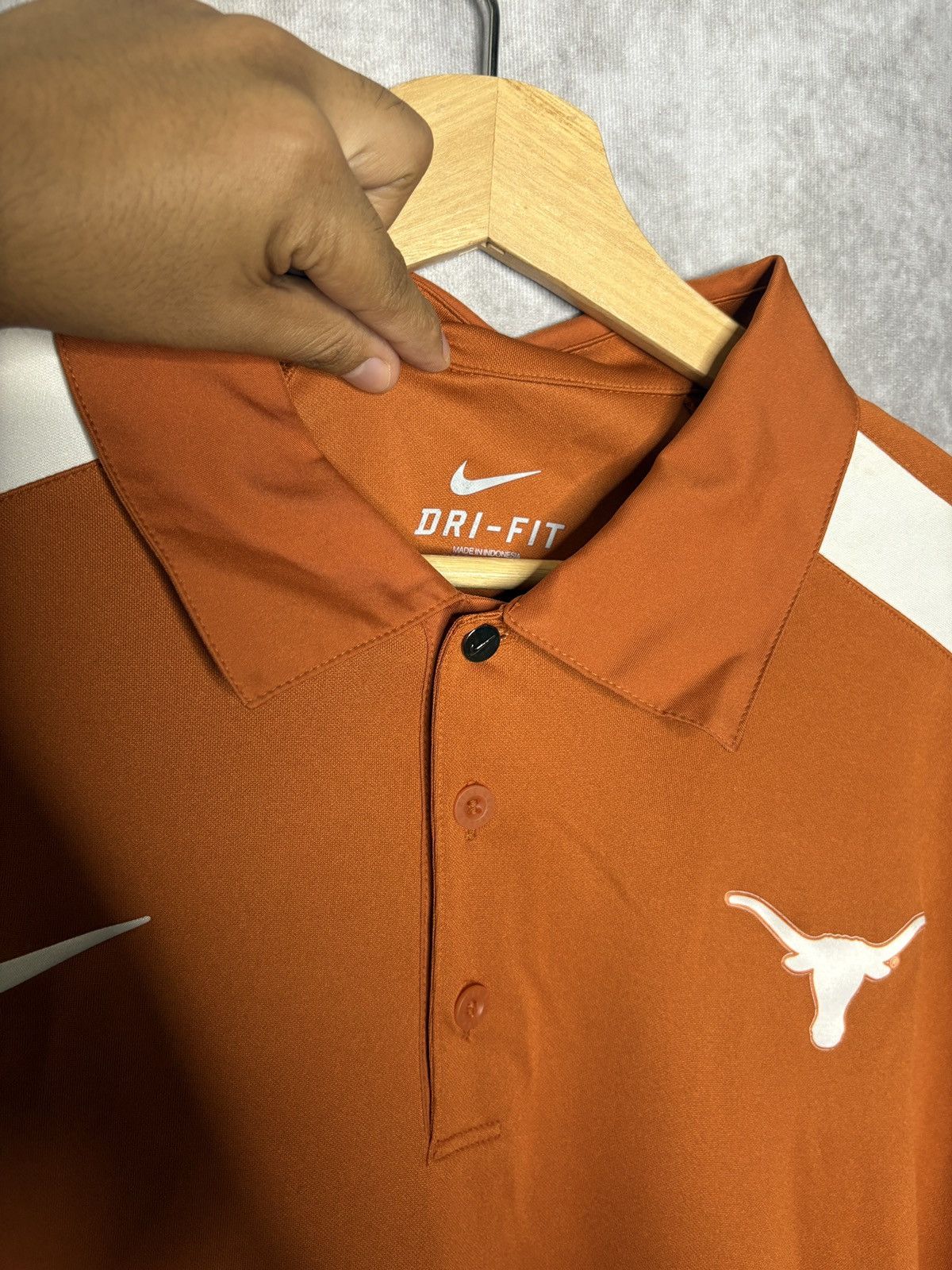 Nike University Of Texas Polo Shirt Size US XL / EU 56 / 4 - 3 Thumbnail