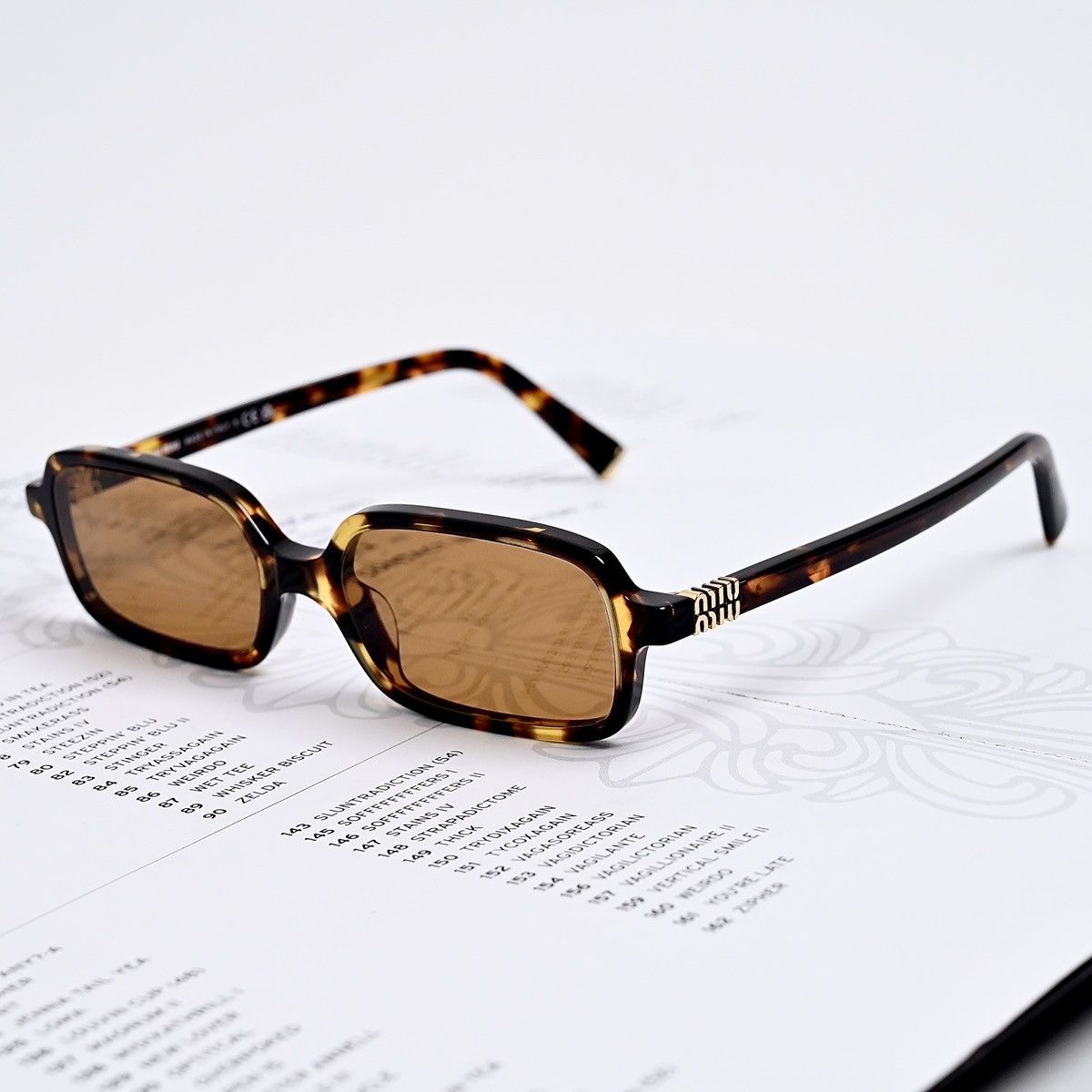 Miu Miu MIU MIU 0MU 11ZS SUNGLASSES Size ONE SIZE - 2 Thumbnail