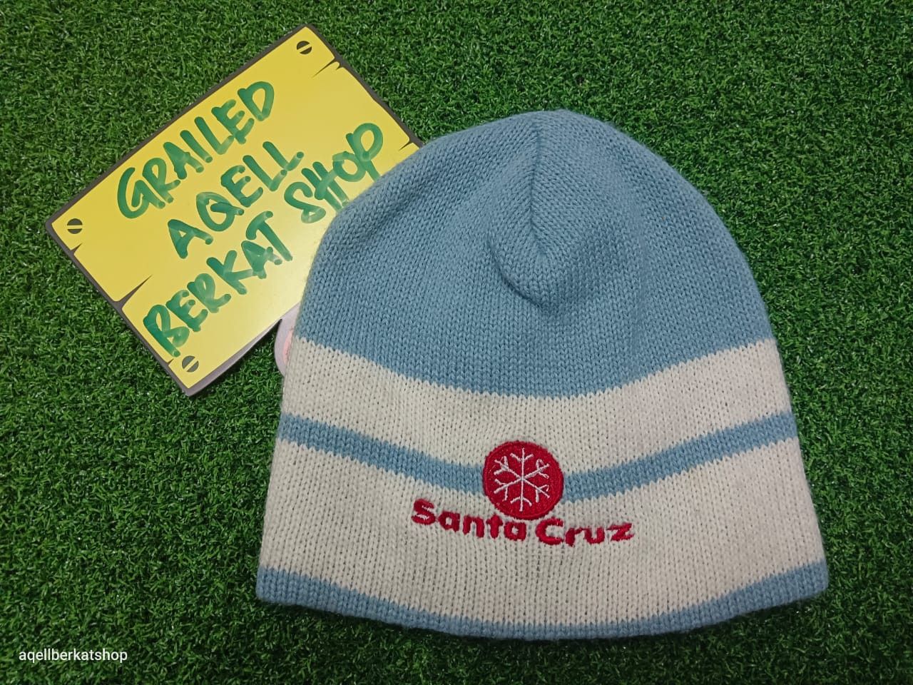 Santa Cruz Skateboards Vintage 90s Santa Cruz Made In USA Beanie Size ONE SIZE - 1 Thumbnail