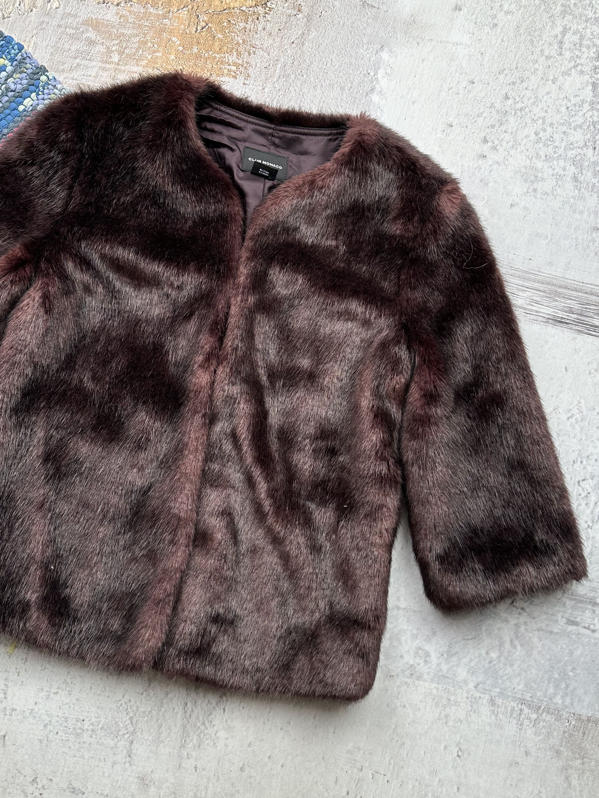 Japanese Brand Vintage Faux Fur Coat A367D15(462) Size S / US 4 / IT 40 - 3 Thumbnail