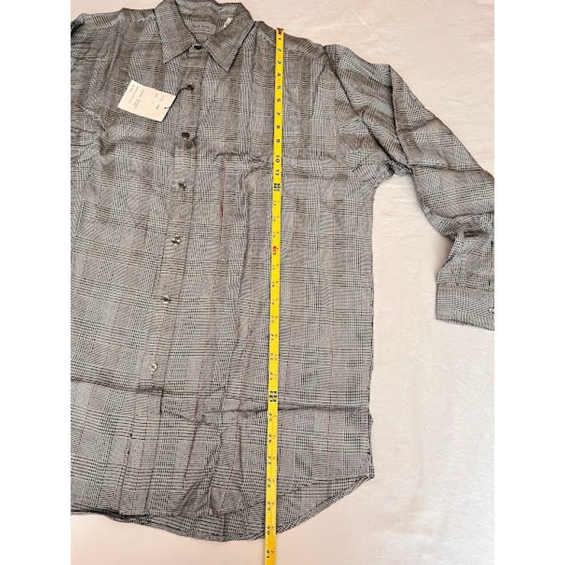 Paul Smith New Paul Smith Shirt Black Cream Red Plaid Button Down Shirt Size US M / EU 48-50 / 2 - 7 Thumbnail