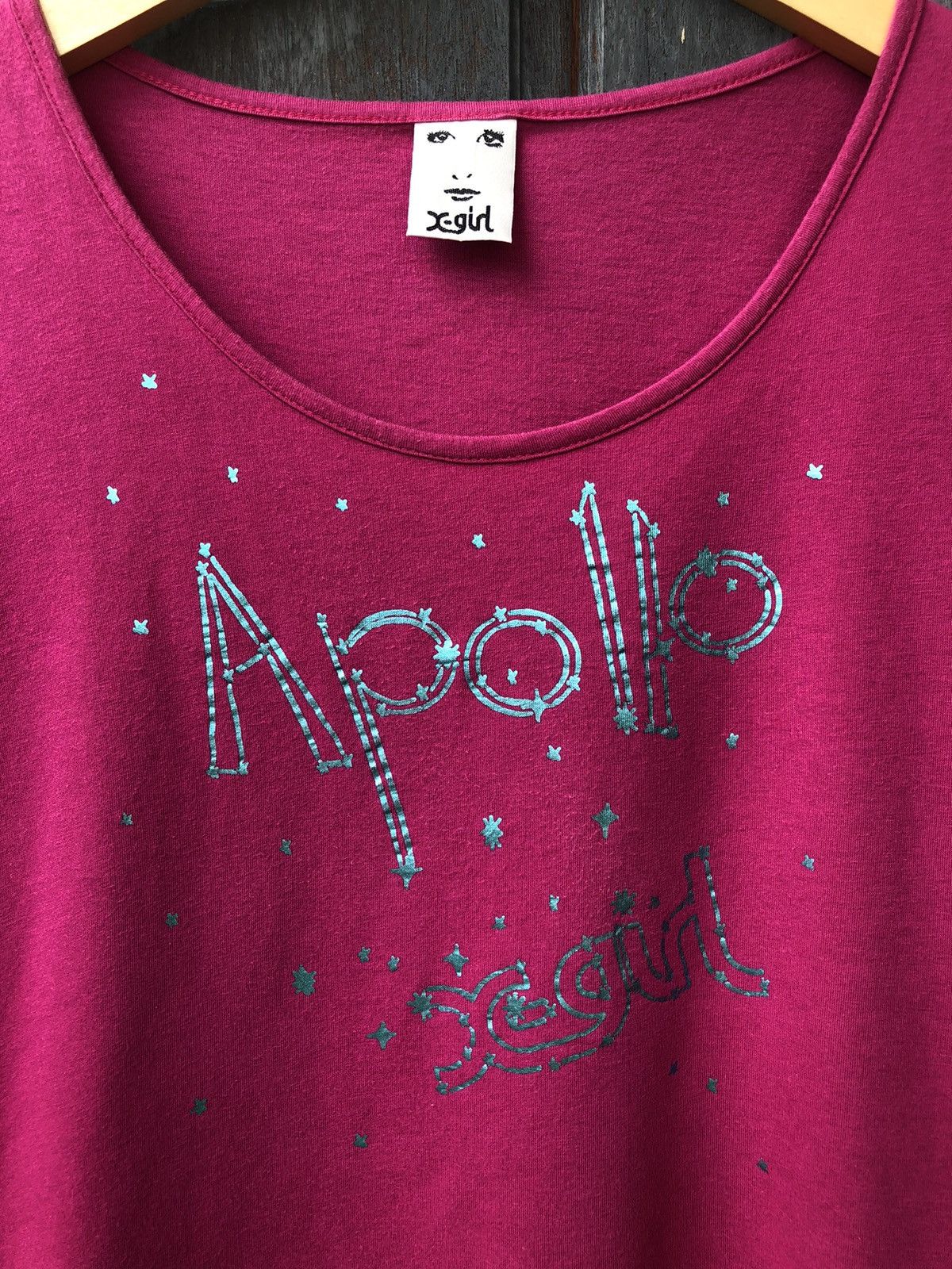 Japanese Brand X-girl Japan APOLLO Graphic Distressed Sleeve Style LEGIT Size M / US 6-8 / IT 42-44 - 4 Thumbnail