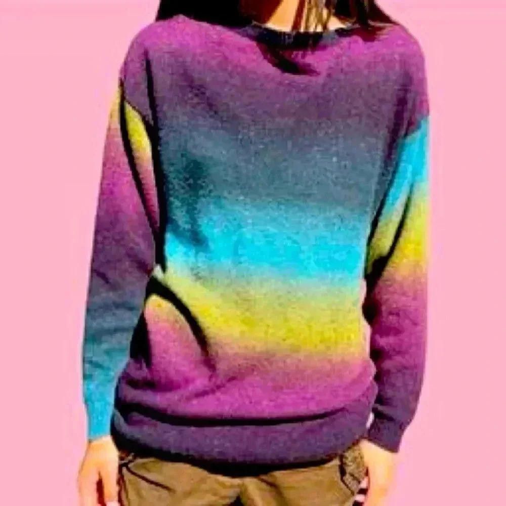 H&M H&M Women's Colorful Gradient Sweater Size XS / US 0-2 / IT 36-38 - 2 Thumbnail