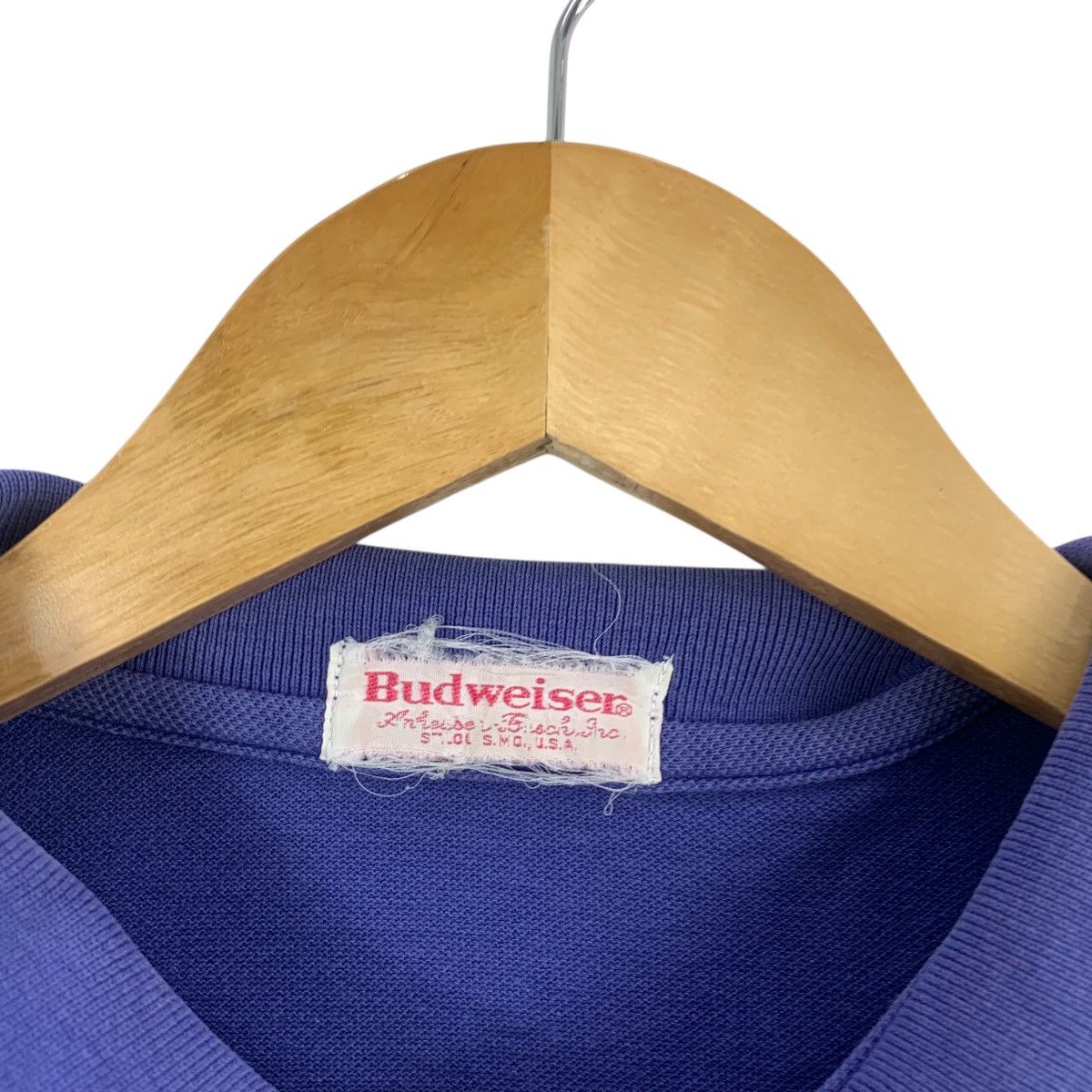 Budweiser Vintage BUDWEISER BEER Embroidered Logo Polo Tee Shirt Top Size US M / EU 48-50 / 2 - 7 Thumbnail