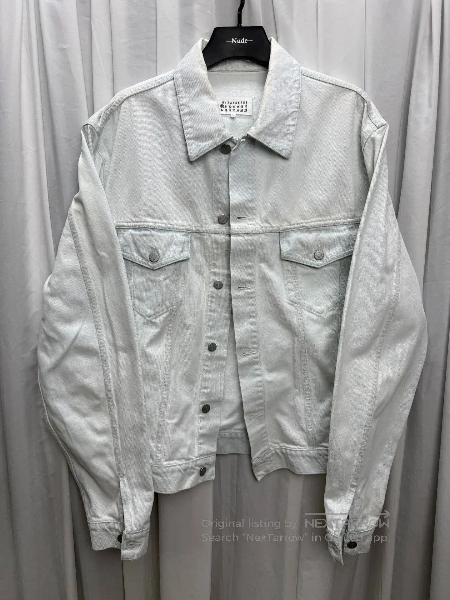 Maison Margiela MAISON MARGIELA 20SS Painted Washed Denim Jacket. Size US L / EU 52-54 / 3 - 1 Thumbnail