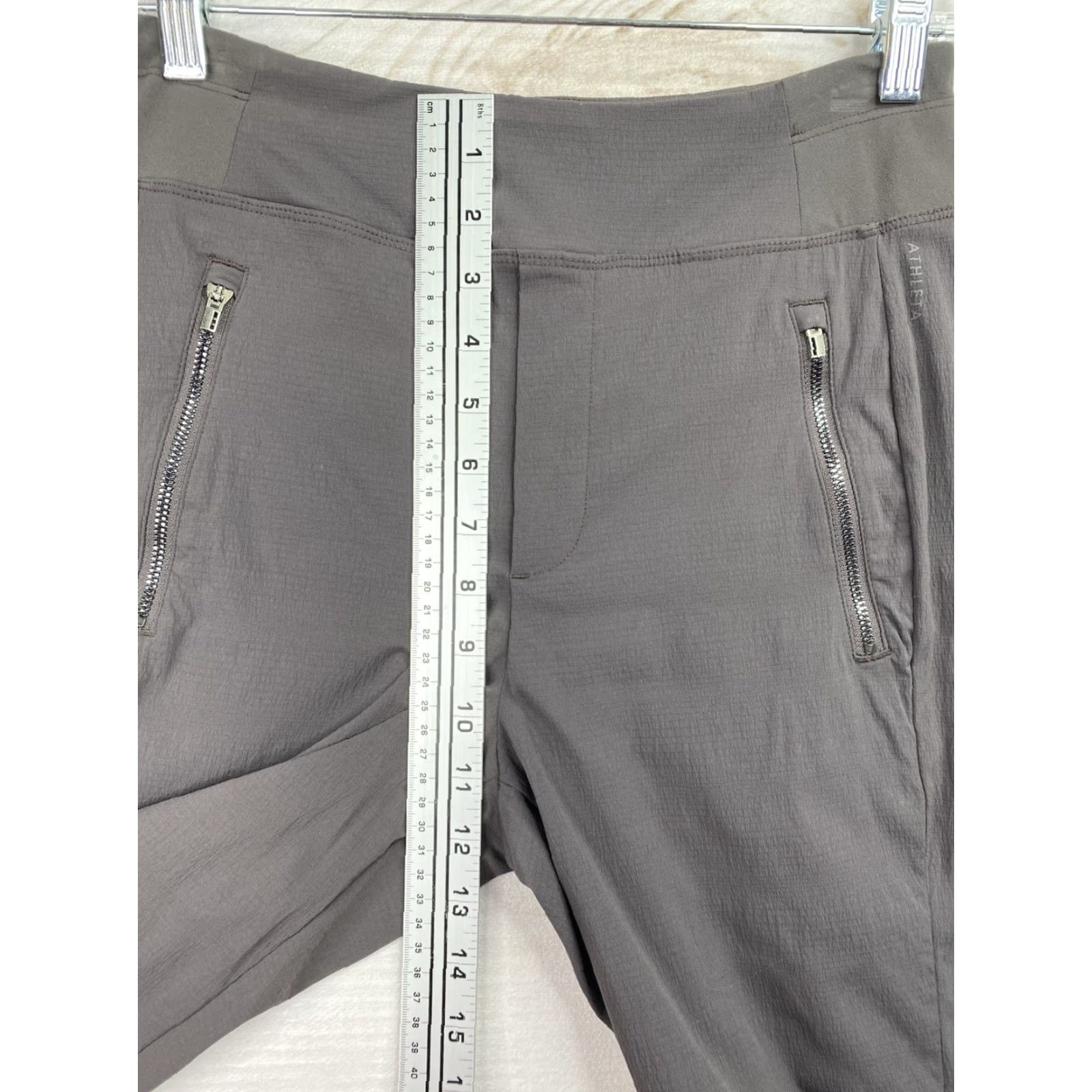 Athleta Athleta Pants Womens 2 Gray Cargo Zip Pockets Hiking Outdoor Pull On Size 26" / US 2 / IT 38 - 5 Thumbnail