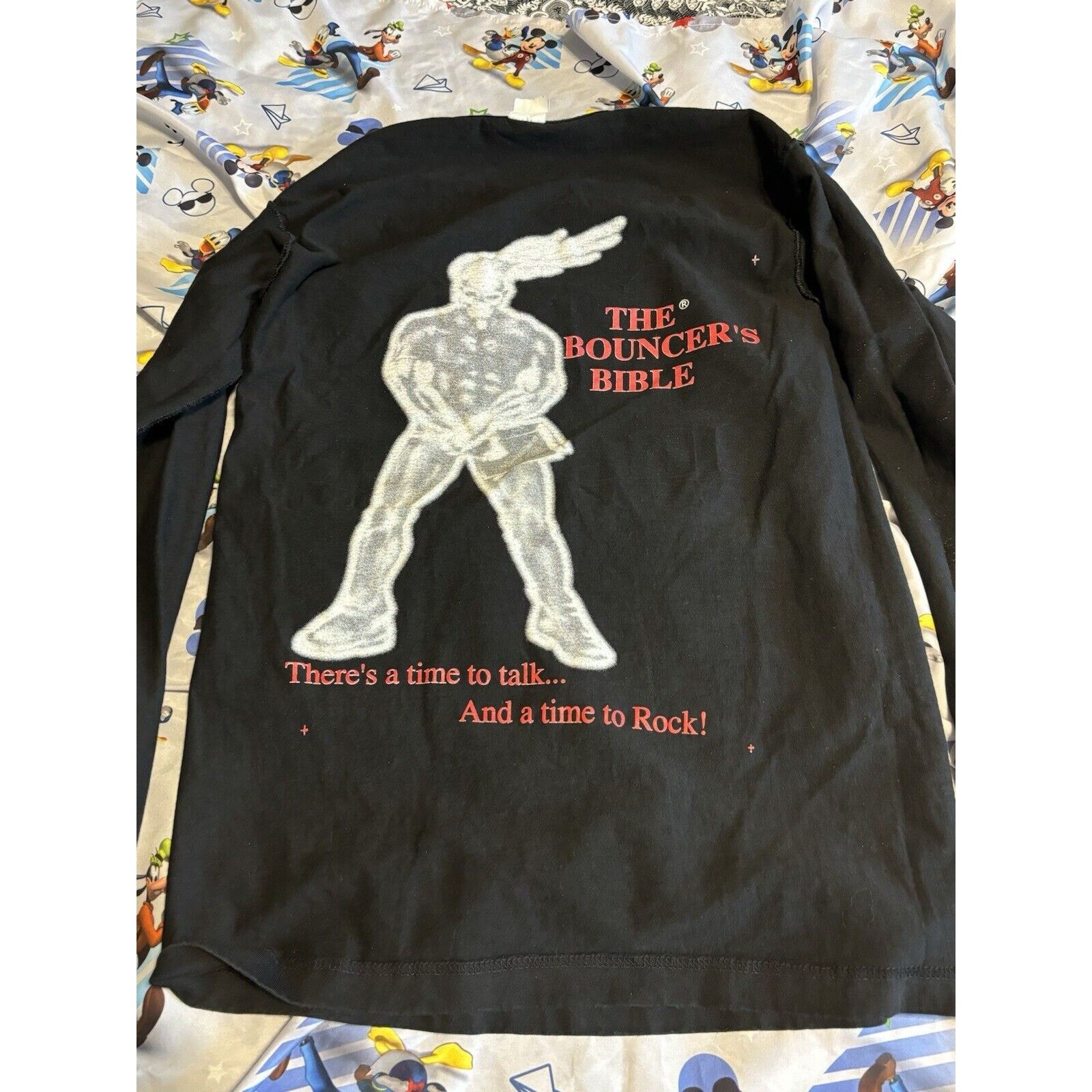 Other Vintage bad boys bikeblack long sleeve shirt test print rare Size US XL / EU 56 / 4 - 10 Thumbnail