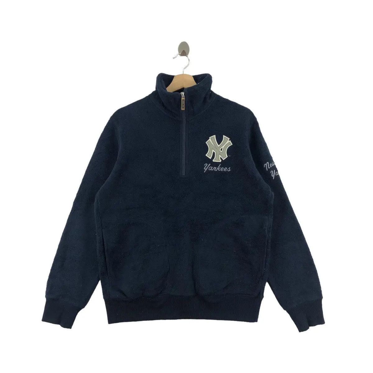 MLB × Uniqlo UNIQLO x NEW YORK Yankees MLB Baseball League Fleece Sweater Size L / US 10 / IT 46 - 1 Thumbnail