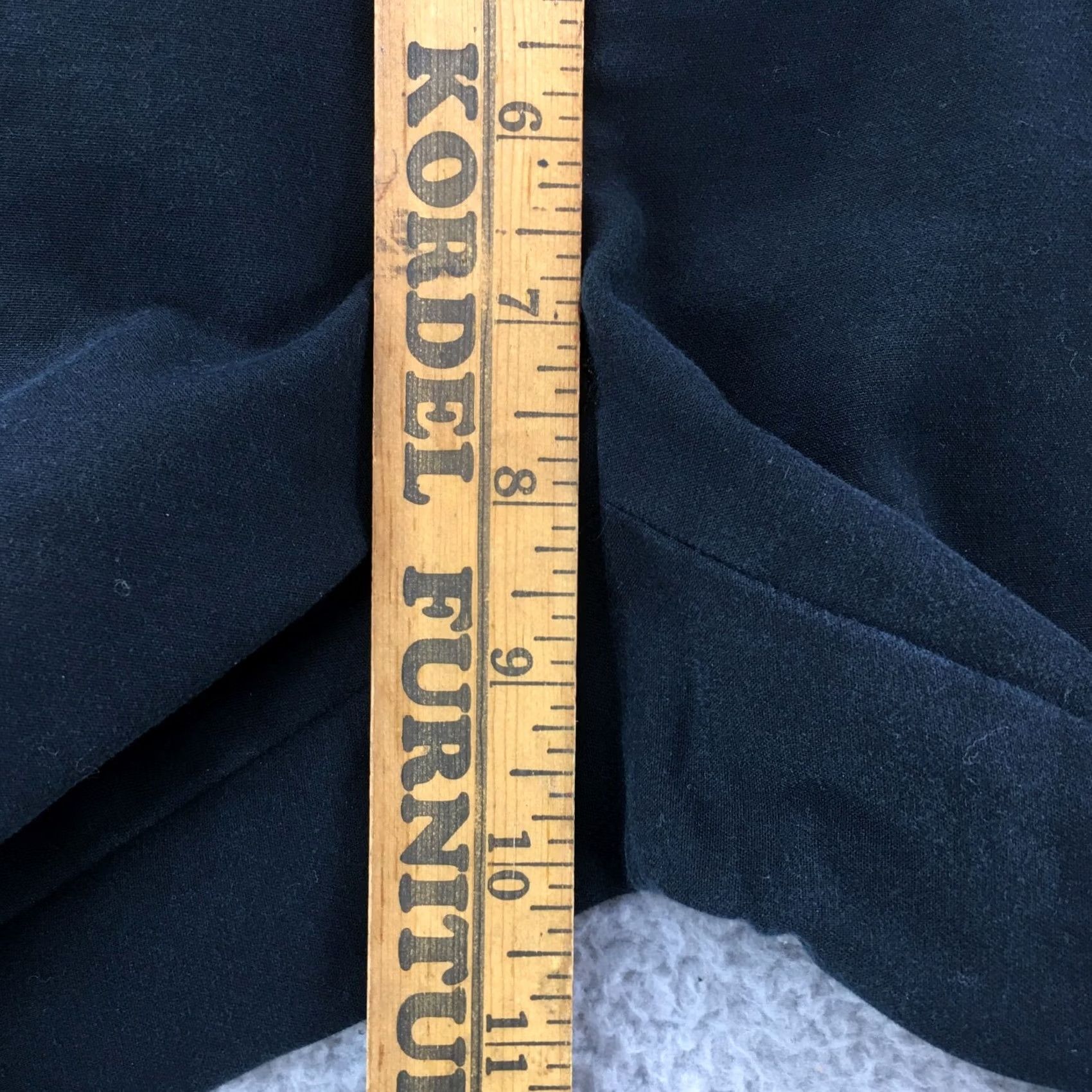 Banana Republic Banana Republic Hampton Fit Cropped Pants Womens 6P Black Mid Rise Tapered Flat Front Pockets Casual Size 28" / US 6 / IT 42 - 7 Thumbnail