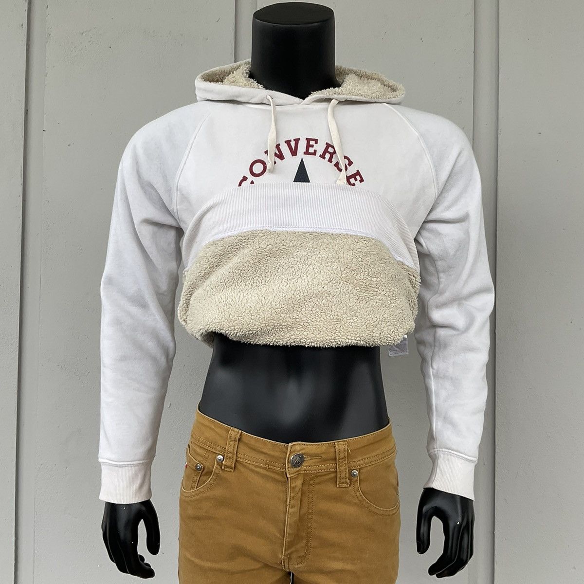 Converse × Vintage Converse All Star Chuck Taylor Sherpa Hoodie Size US L / EU 52-54 / 3 - 2 Thumbnail
